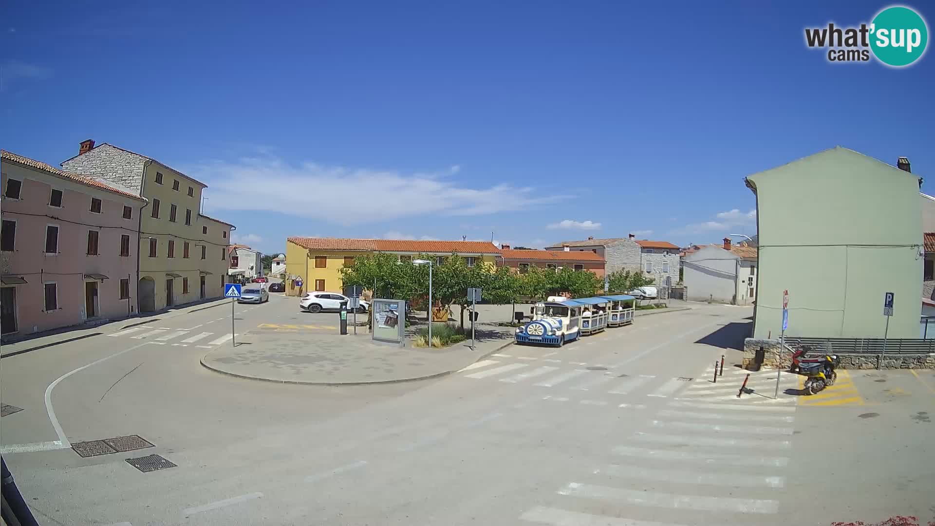 Bale, webcam de la plaza La Musa – Istria – Croacia