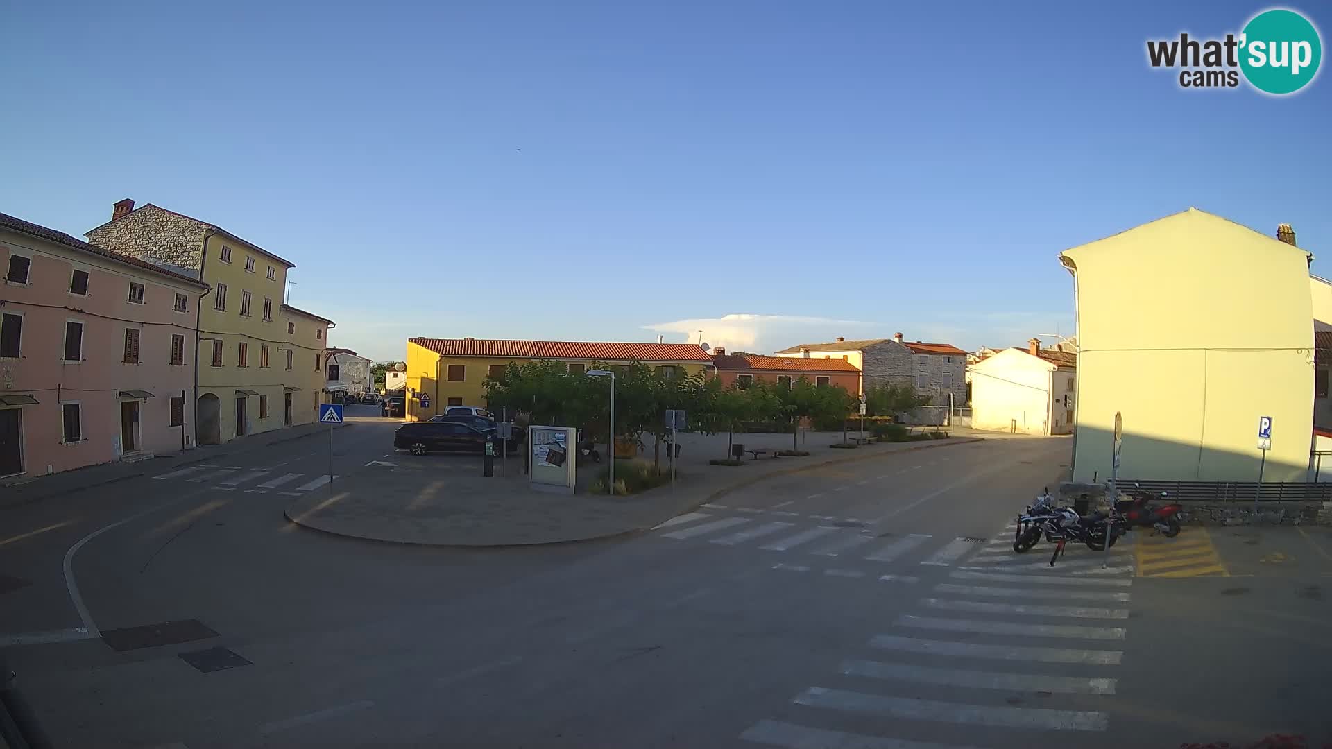 Bale, webcam de la place La Musa – Istrie – Croatie