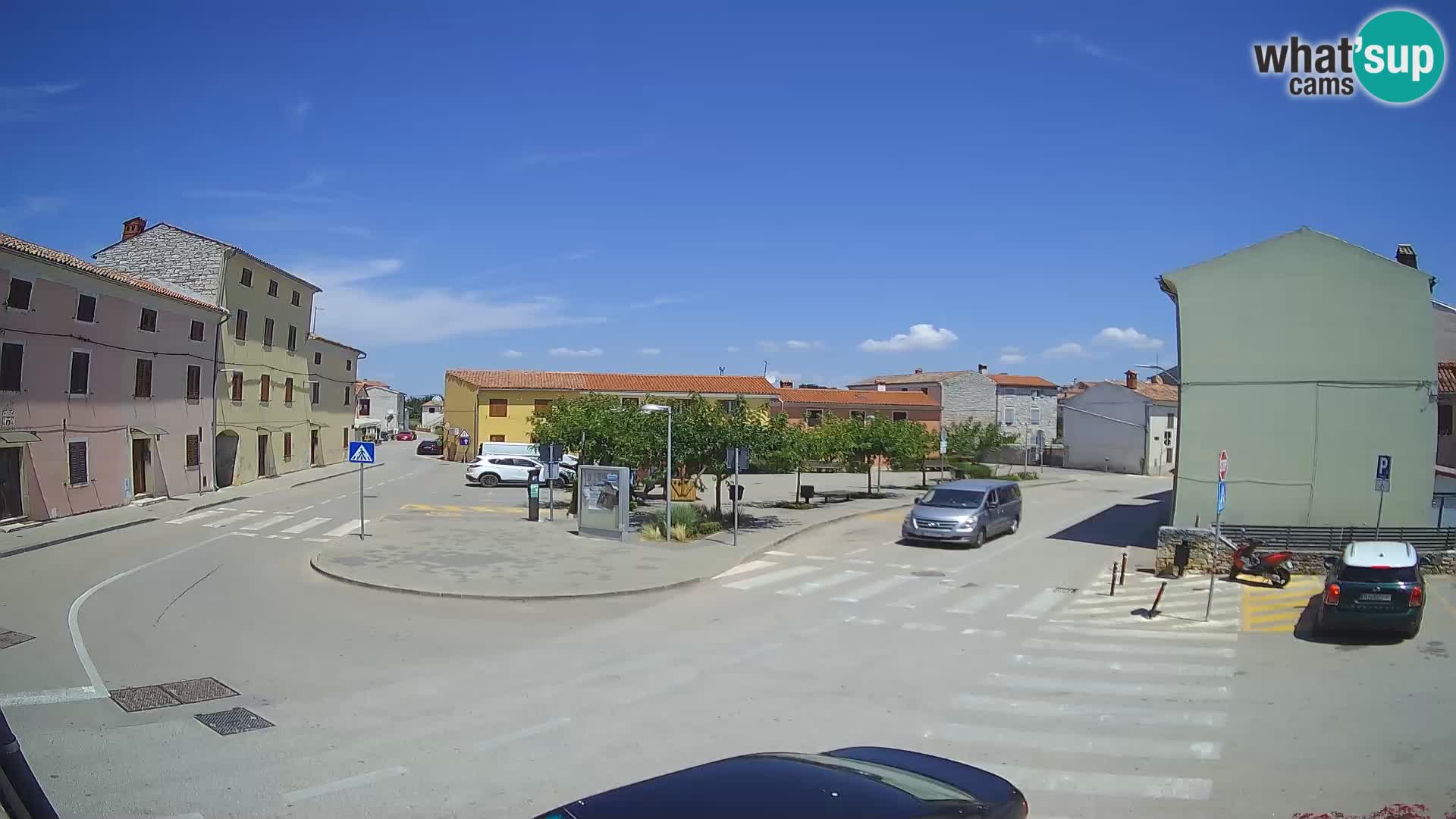 Bale, webcam de la plaza La Musa – Istria – Croacia