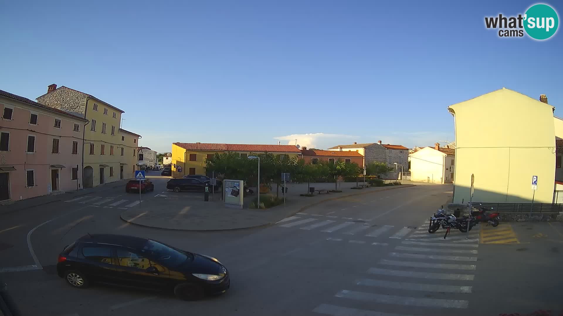 Bale, webcam de la place La Musa – Istrie – Croatie