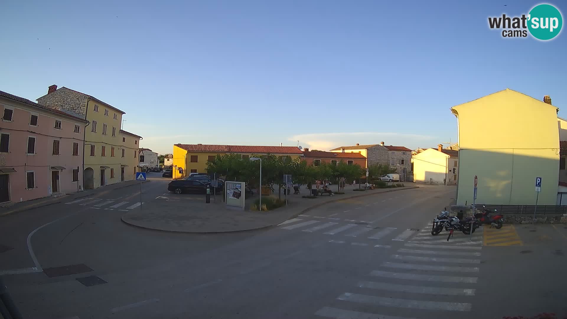 Bale Trg La Musa webcam – Istria – Croatia
