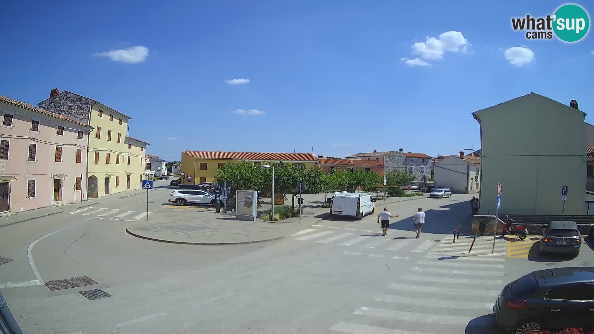 Bale, webcam de la place La Musa – Istrie – Croatie