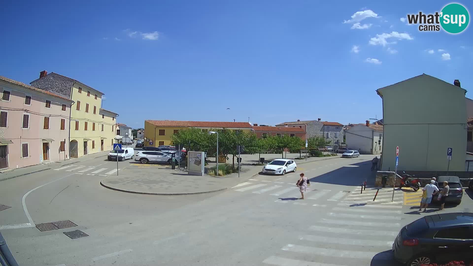 Bale Trg La Musa webcam – Istria – Croatia