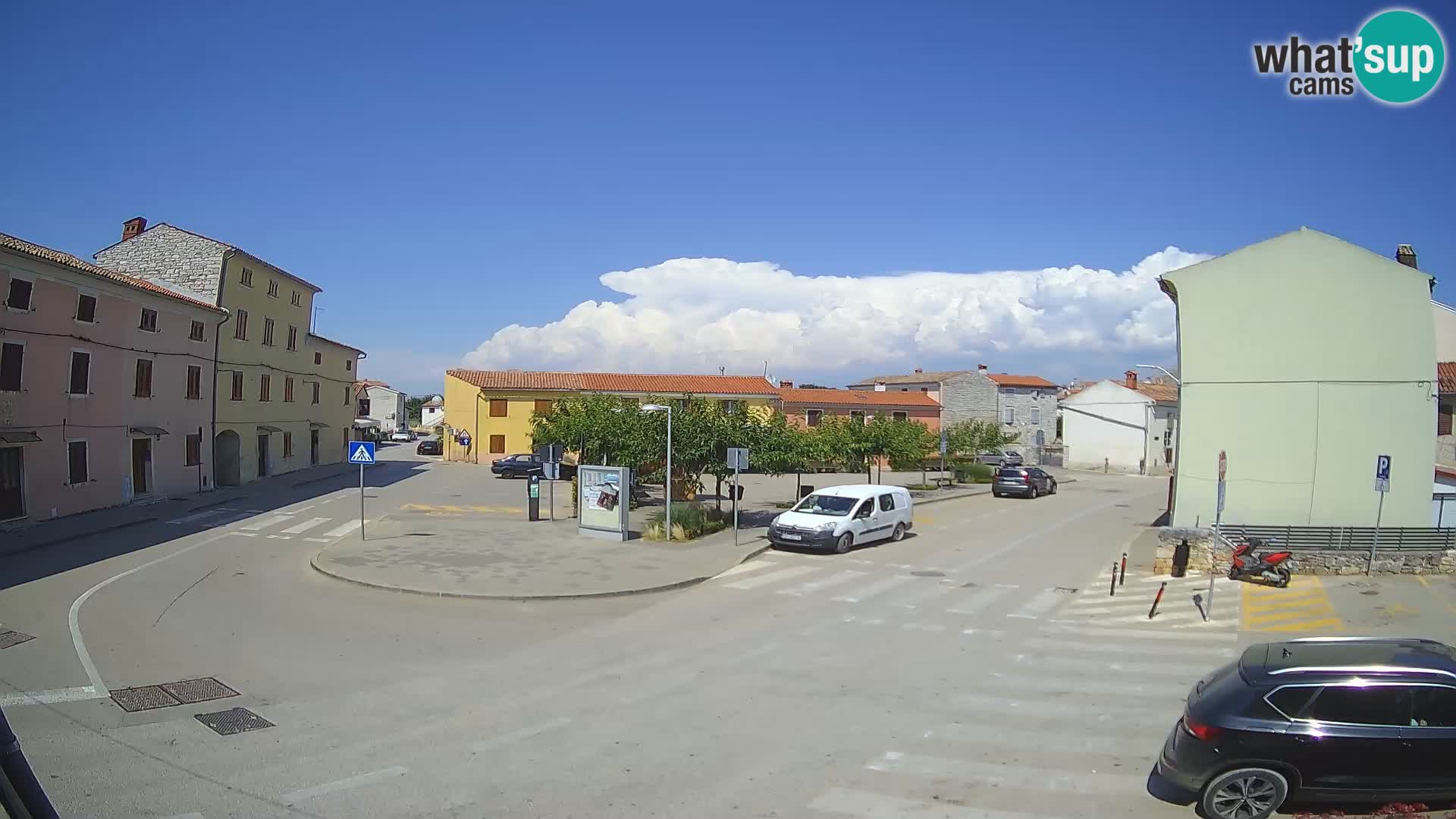 Bale, webcam de la plaza La Musa – Istria – Croacia