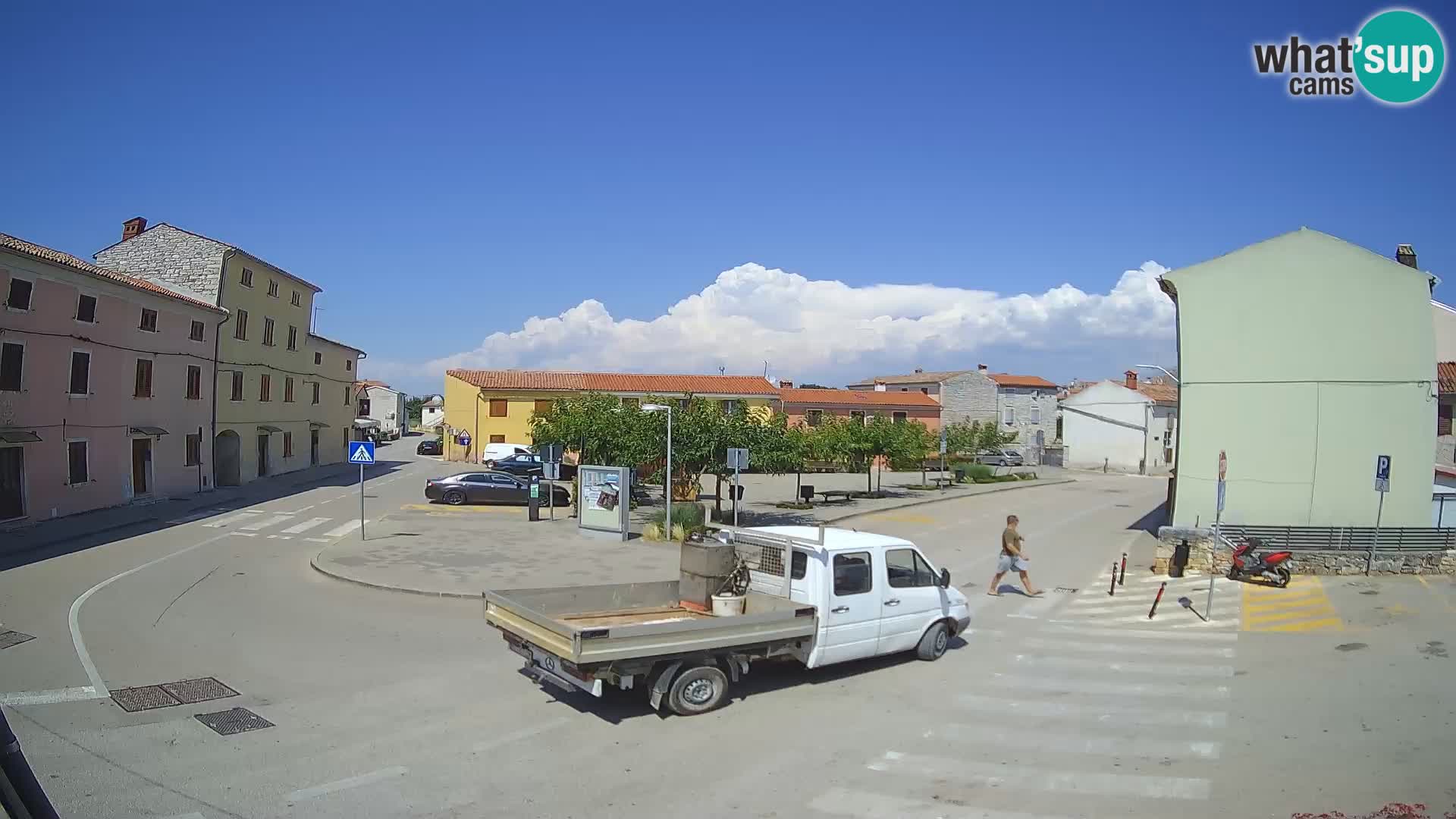Bale, webcam de la plaza La Musa – Istria – Croacia
