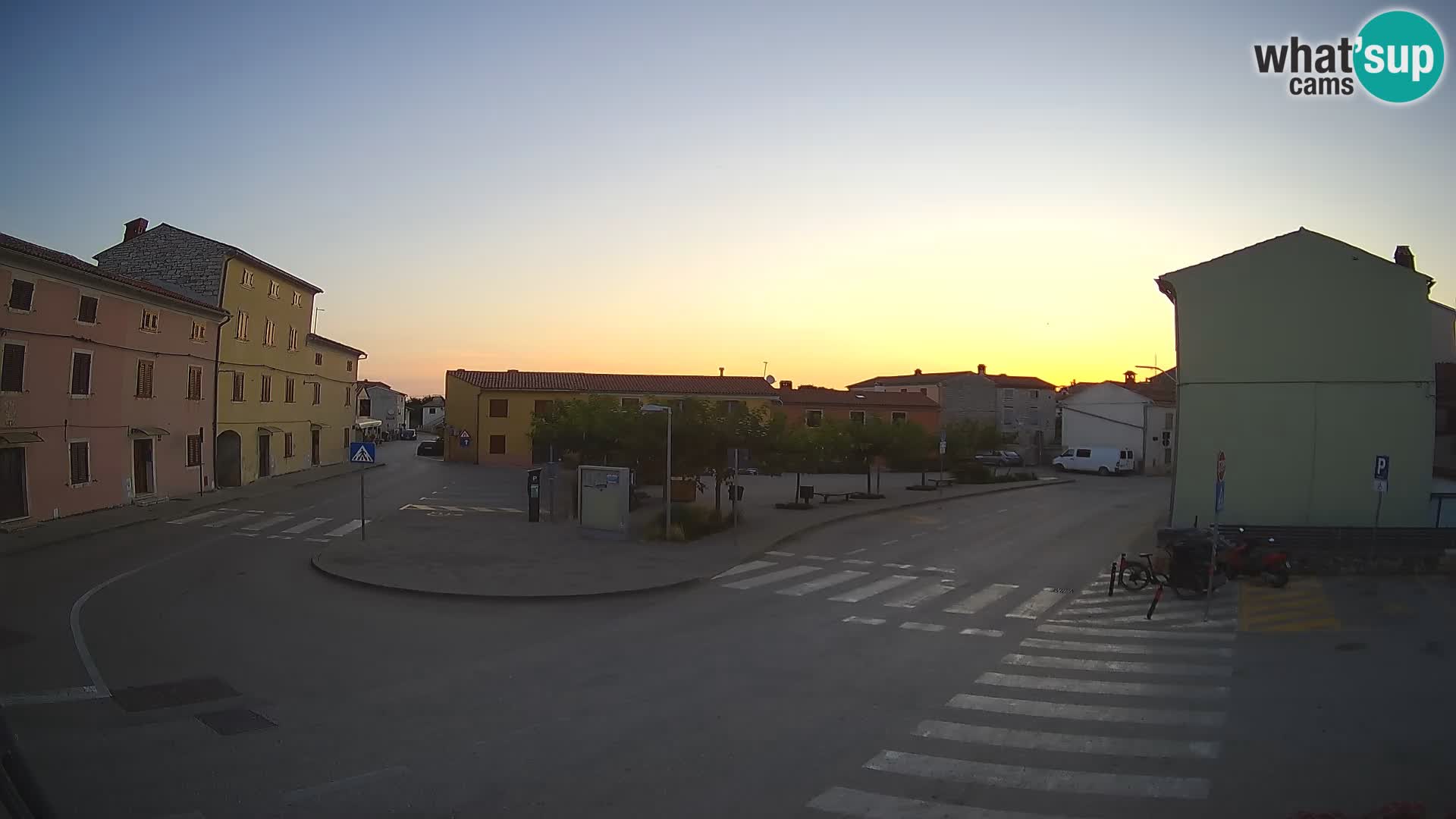 Bale, webcam de la plaza La Musa – Istria – Croacia