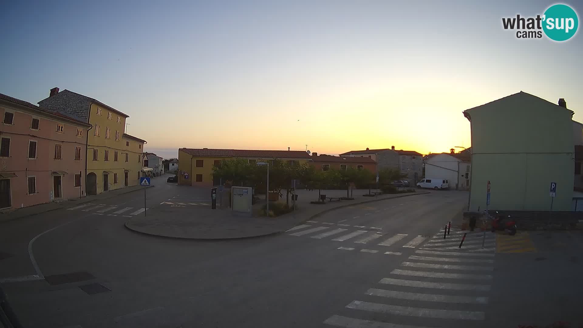 Bale, webcam de la place La Musa – Istrie – Croatie