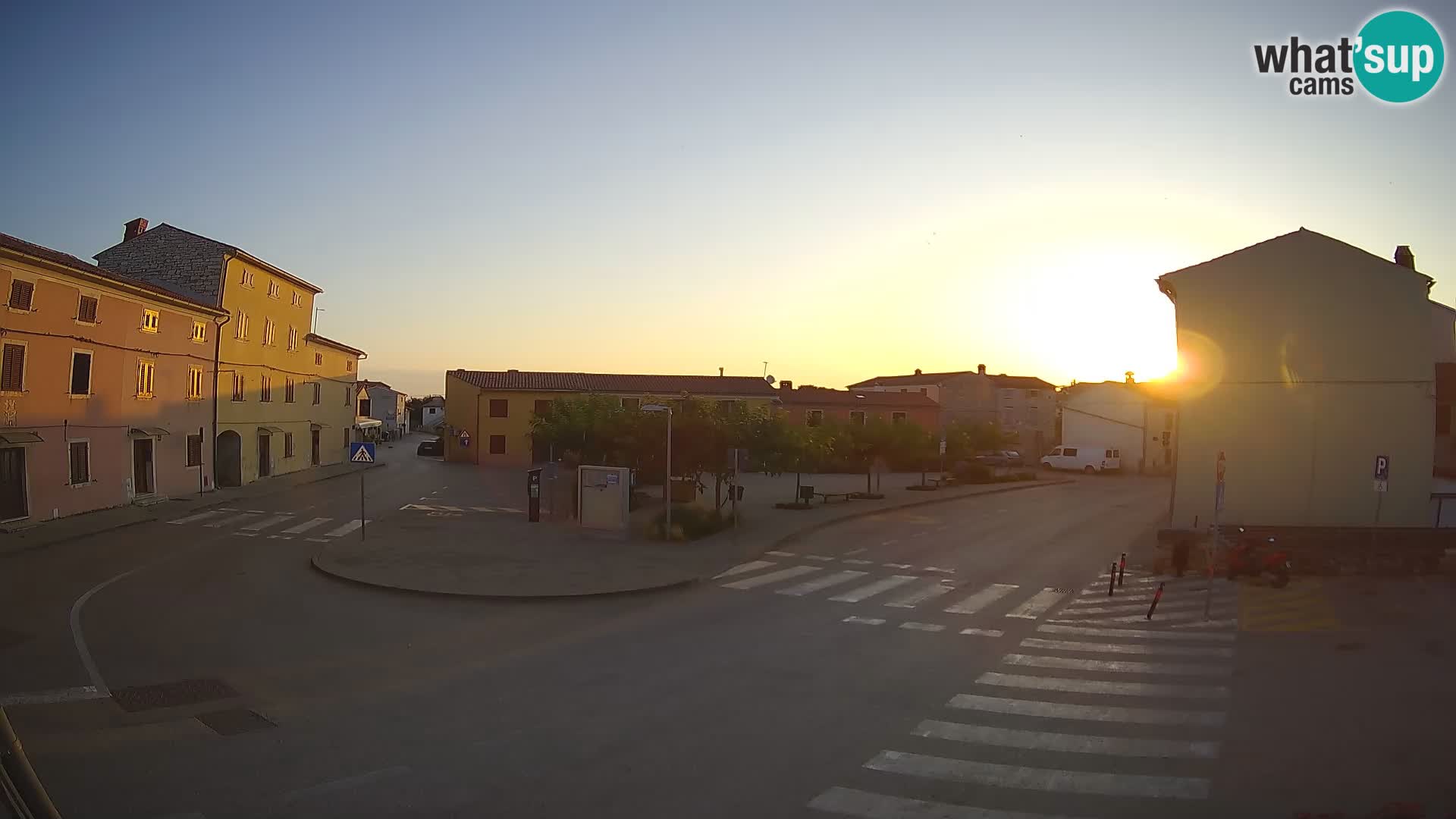 Bale, webcam de la place La Musa – Istrie – Croatie