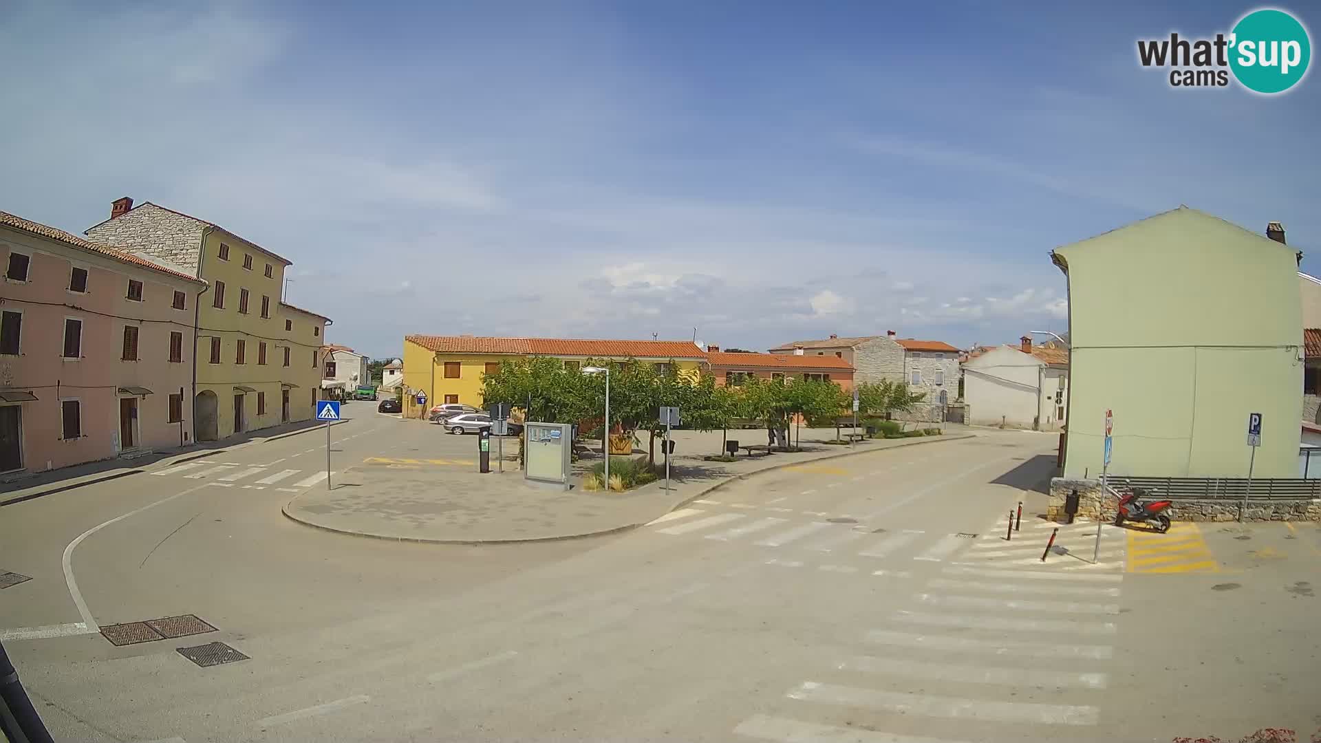 Bale, webcam de la plaza La Musa – Istria – Croacia