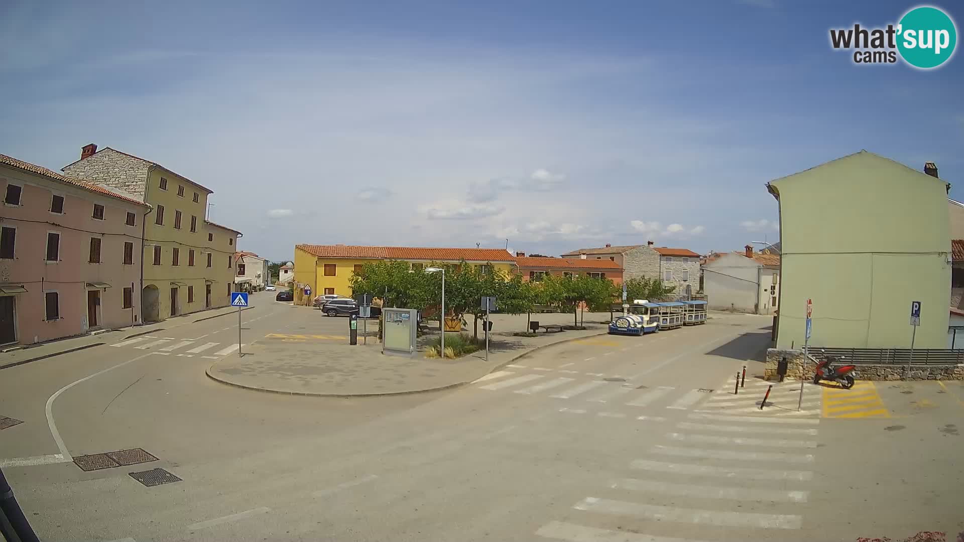 Bale, webcam de la place La Musa – Istrie – Croatie