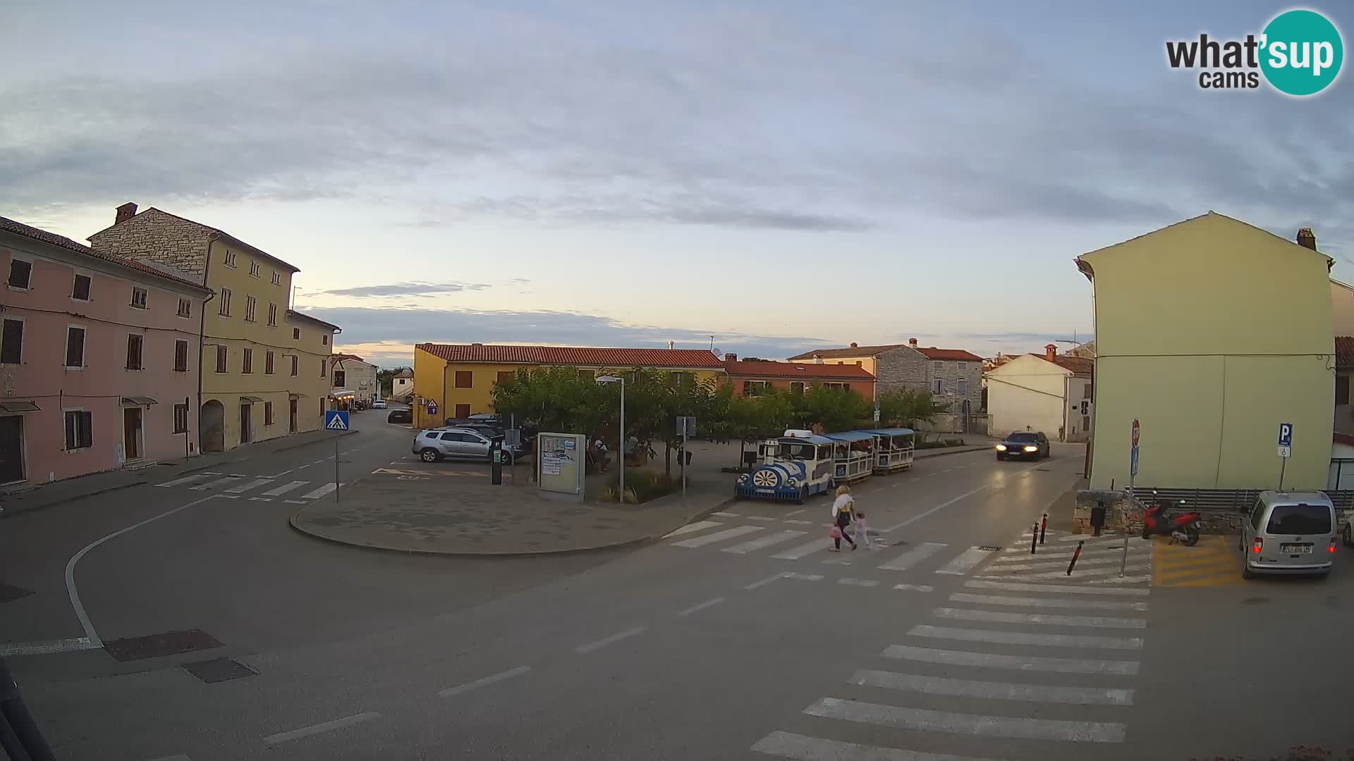 Bale, webcam de la place La Musa – Istrie – Croatie