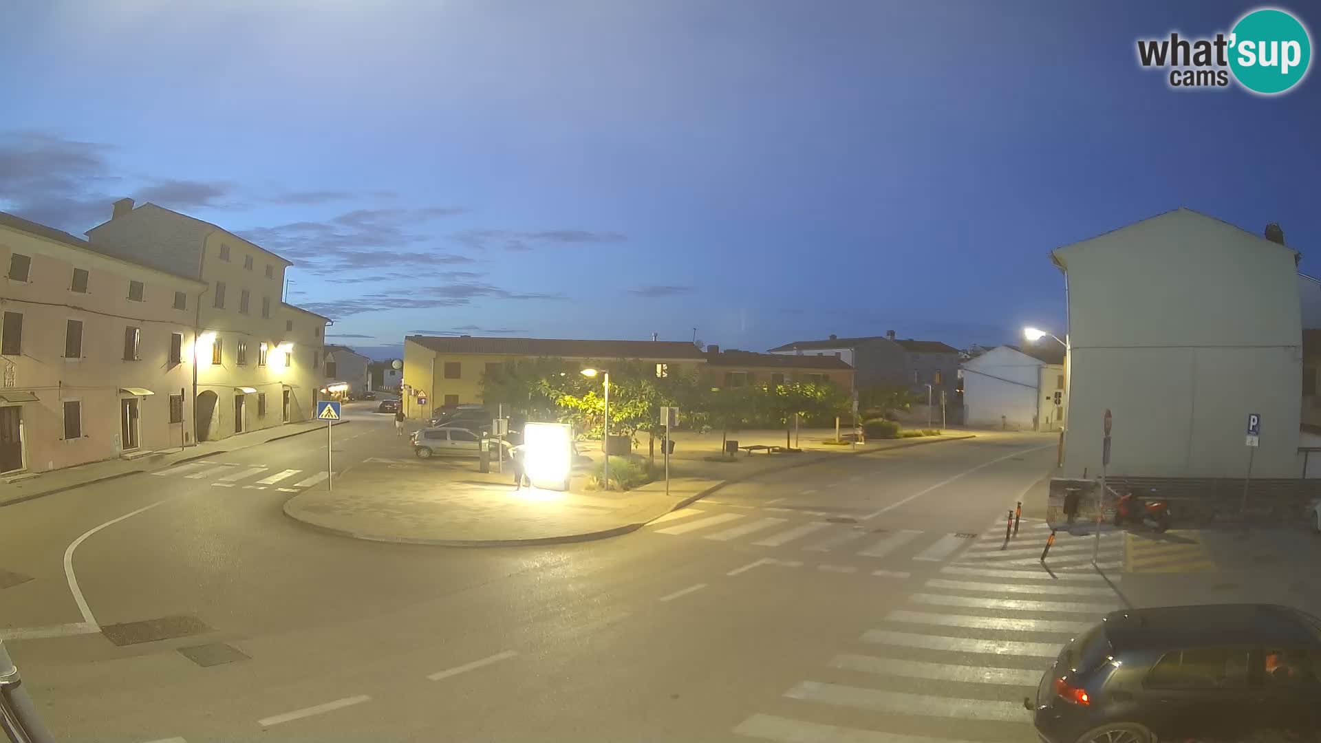 Bale, webcam de la place La Musa – Istrie – Croatie
