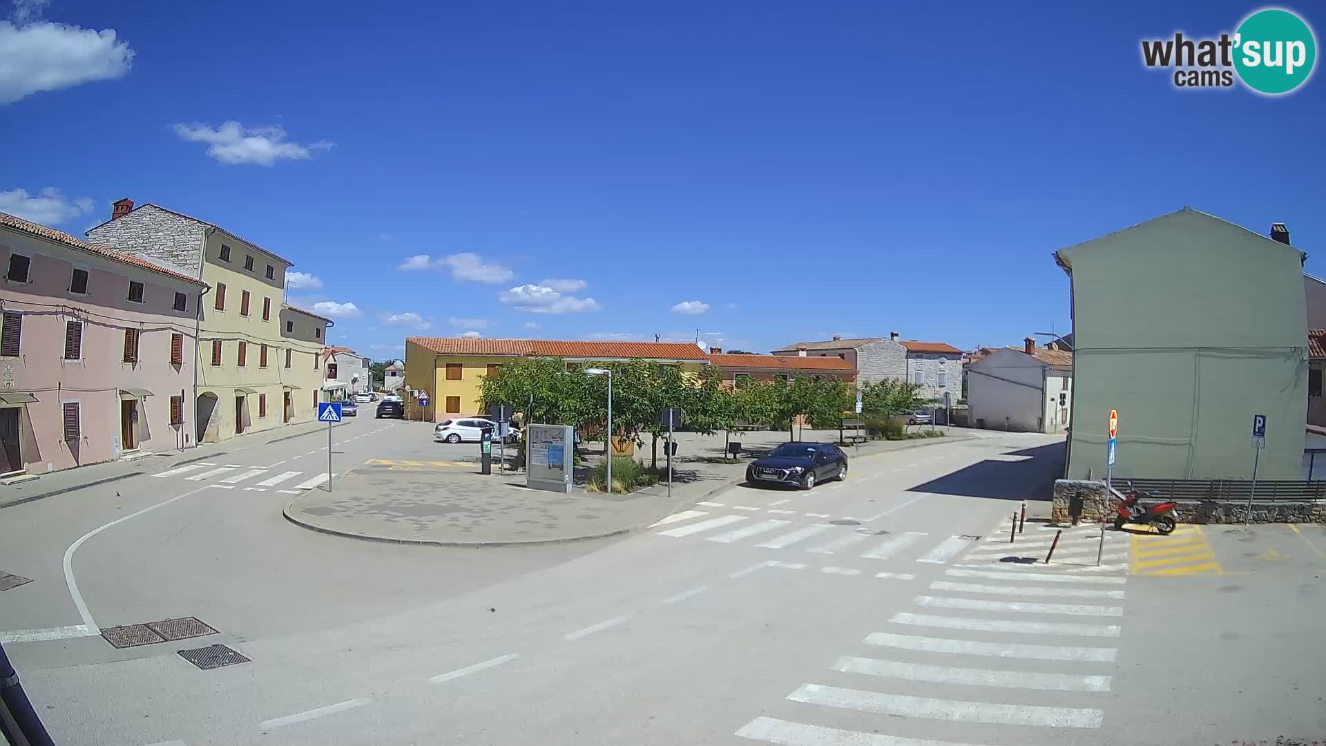 Bale, webcam de la plaza La Musa – Istria – Croacia