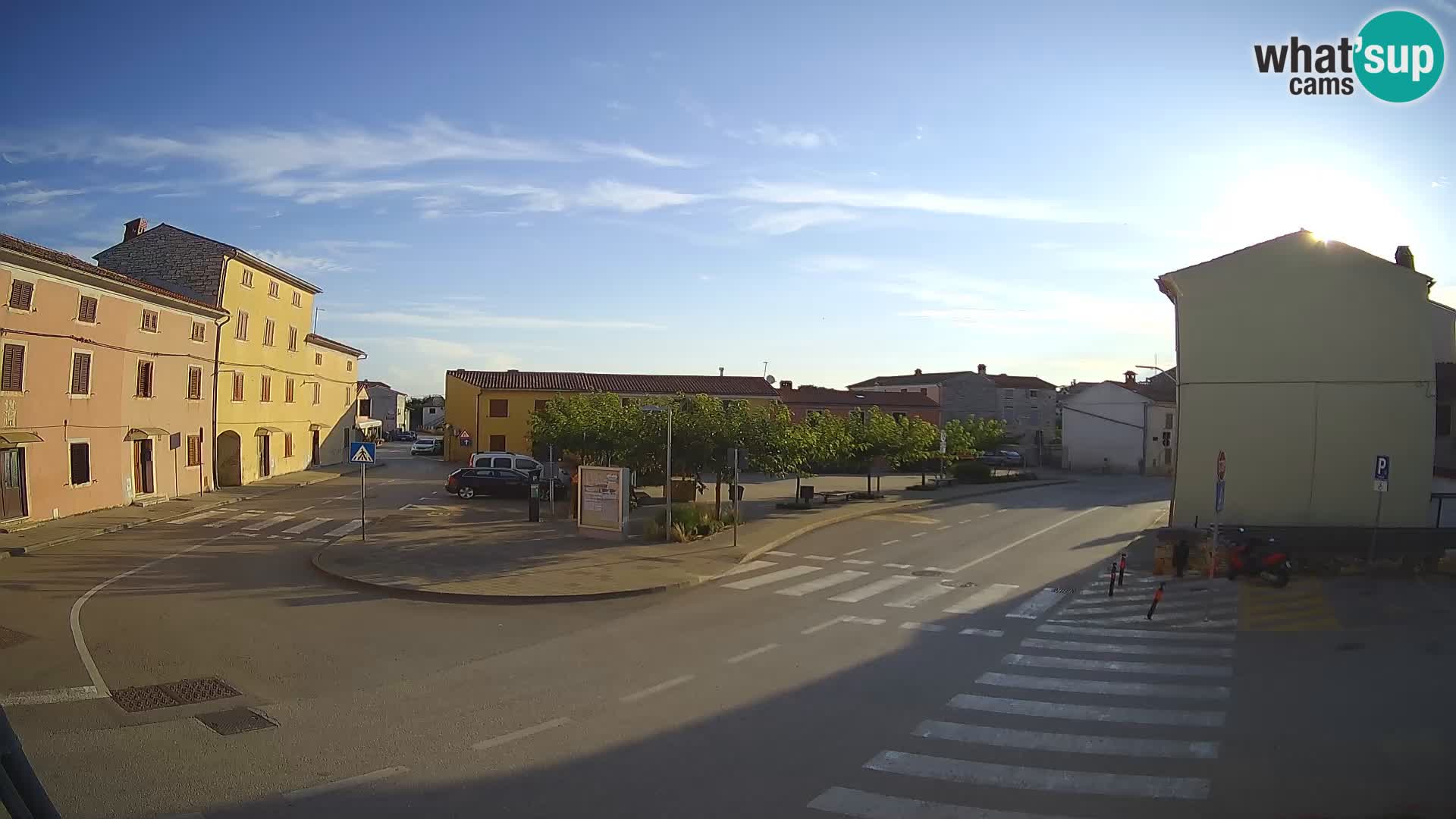 Bale, webcam de la place La Musa – Istrie – Croatie