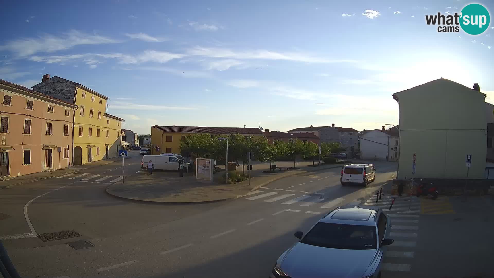 Bale, webcam de la place La Musa – Istrie – Croatie