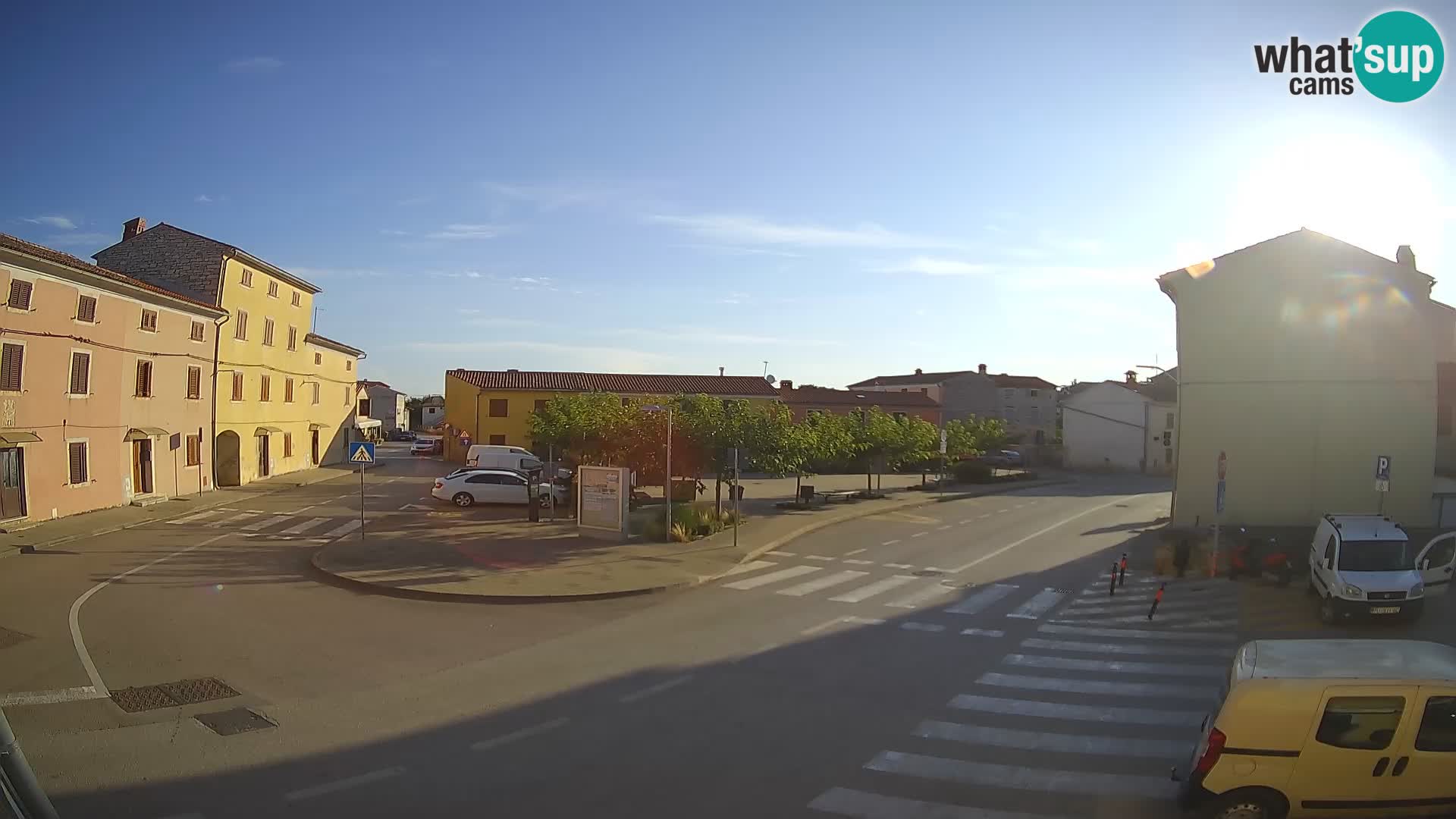 Bale, webcam de la plaza La Musa – Istria – Croacia