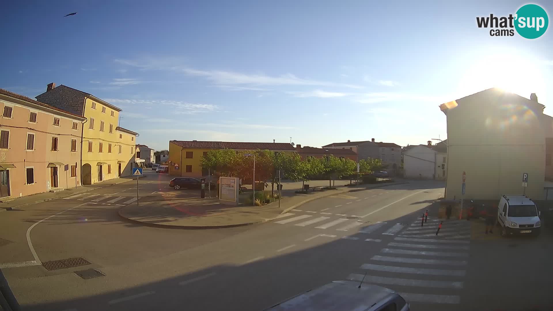 Bale, webcam de la place La Musa – Istrie – Croatie