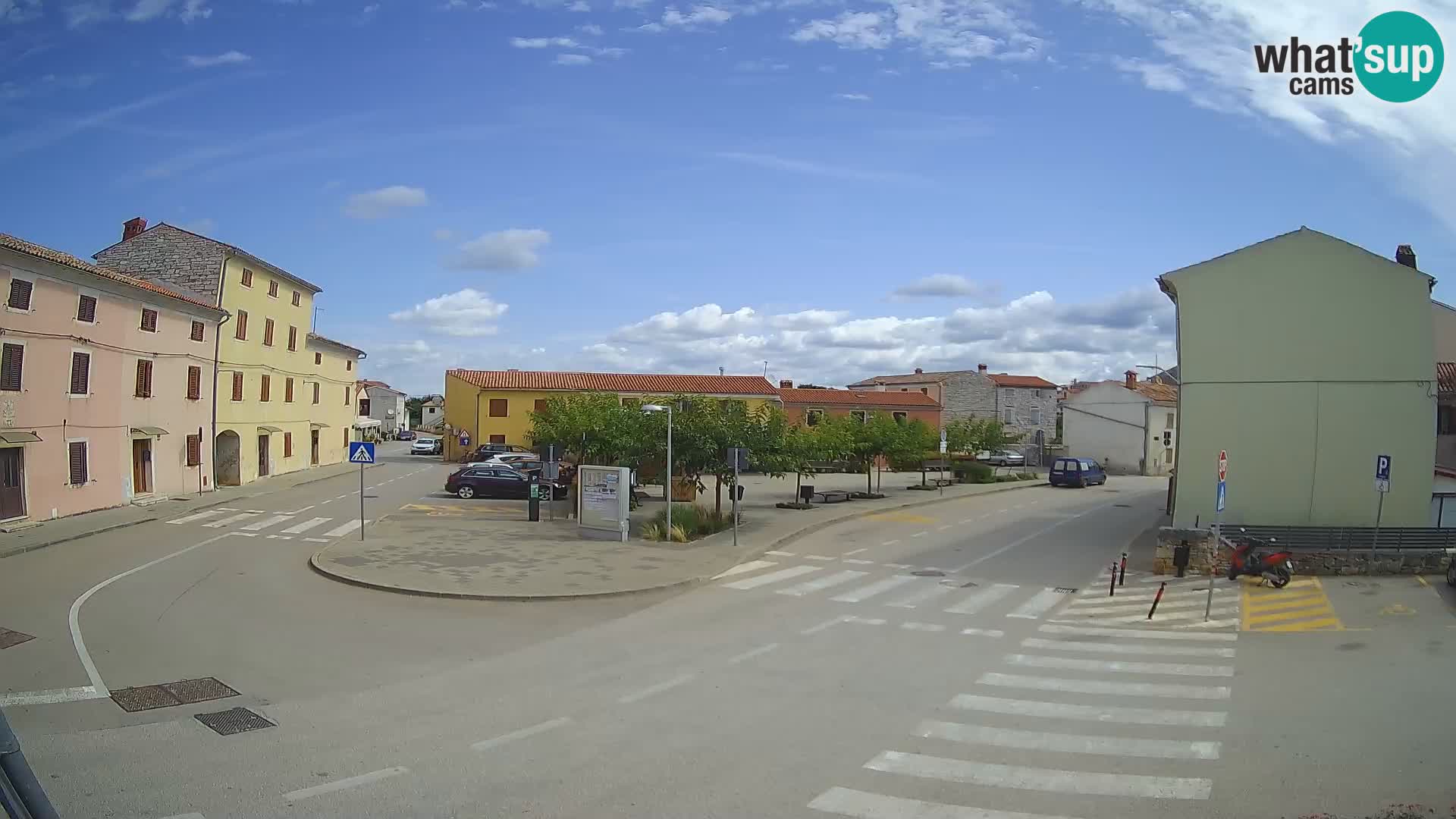 Bale, webcam de la place La Musa – Istrie – Croatie