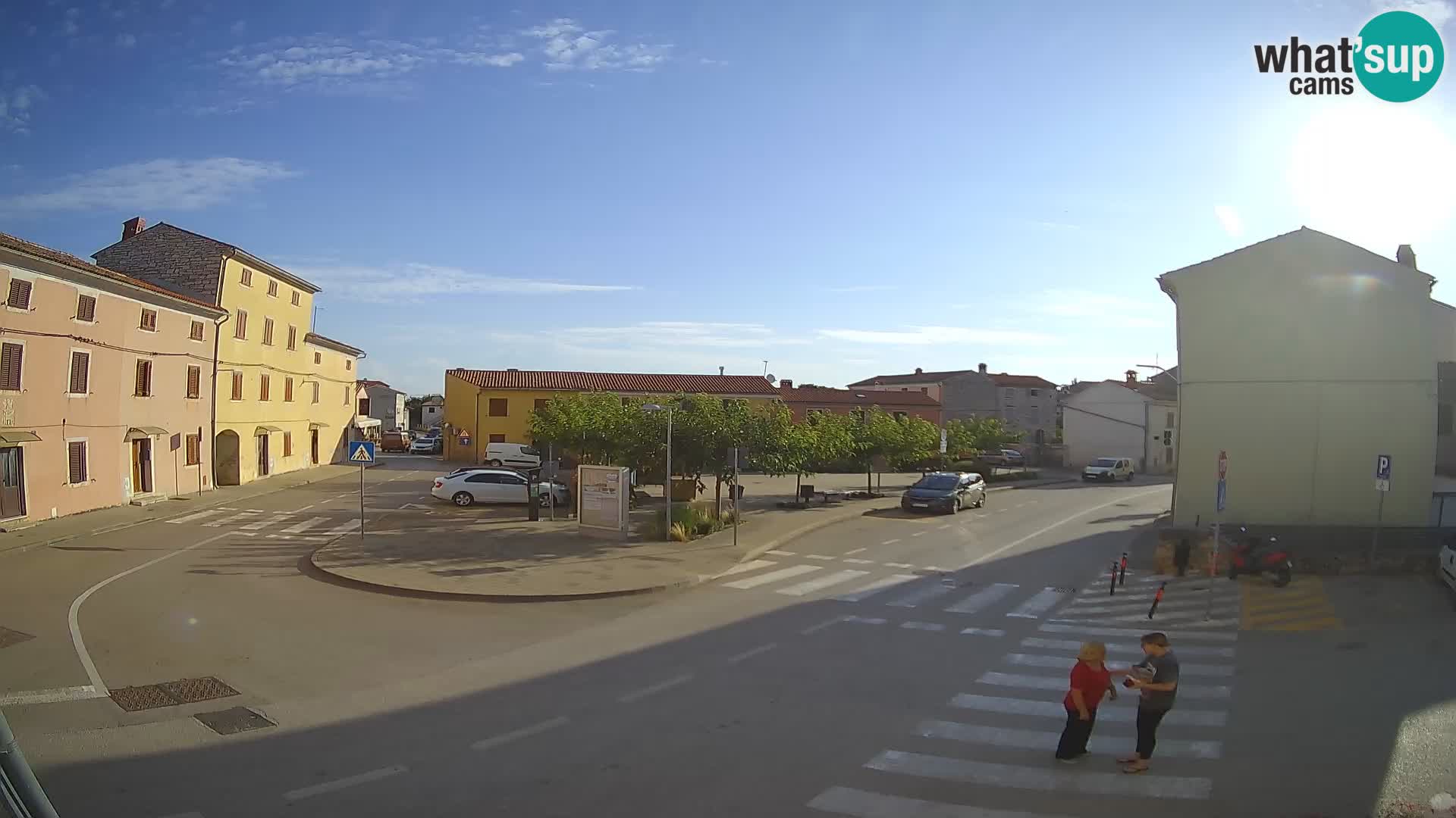 Bale, webcam de la plaza La Musa – Istria – Croacia