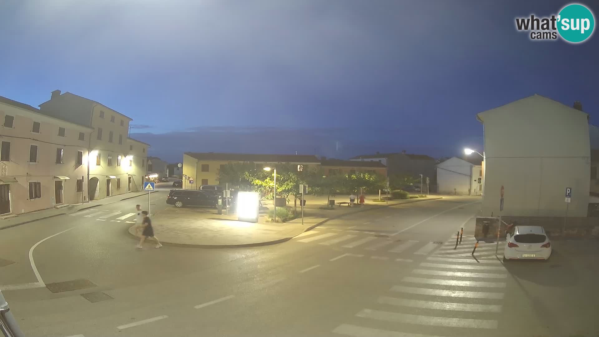 Bale, webcam de la plaza La Musa – Istria – Croacia