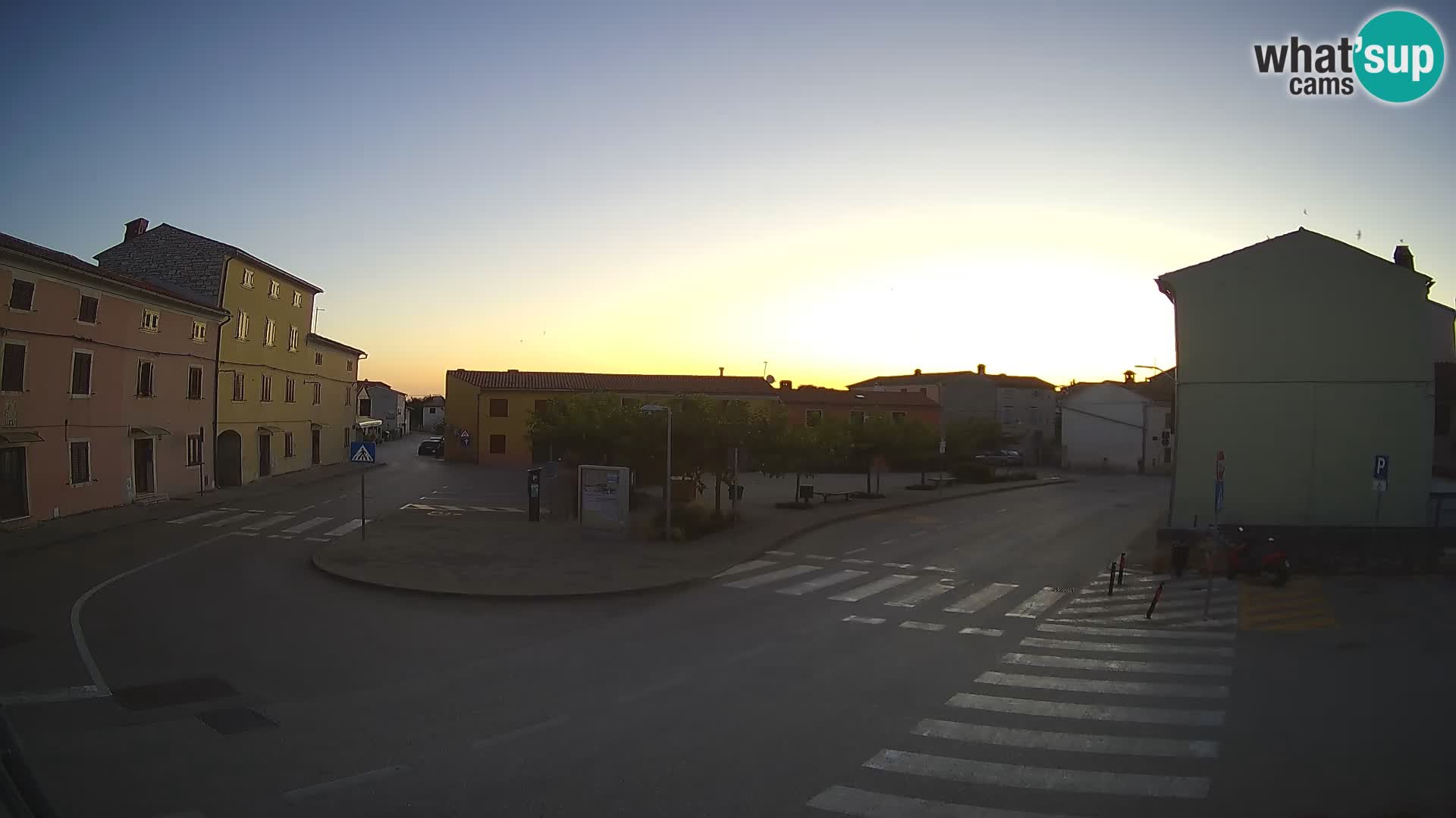 Bale, webcam de la place La Musa – Istrie – Croatie