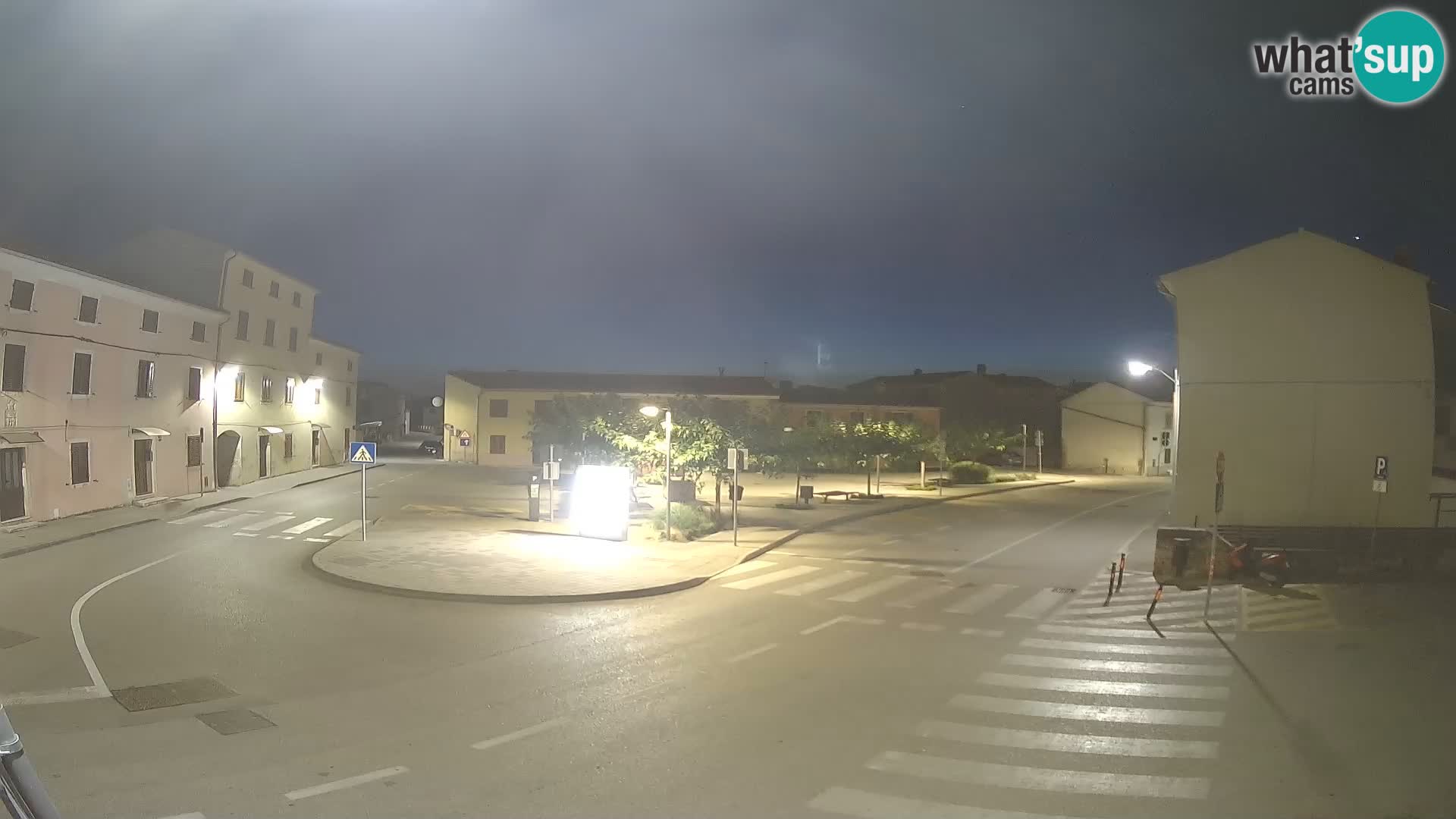 Bale, webcam de la place La Musa – Istrie – Croatie
