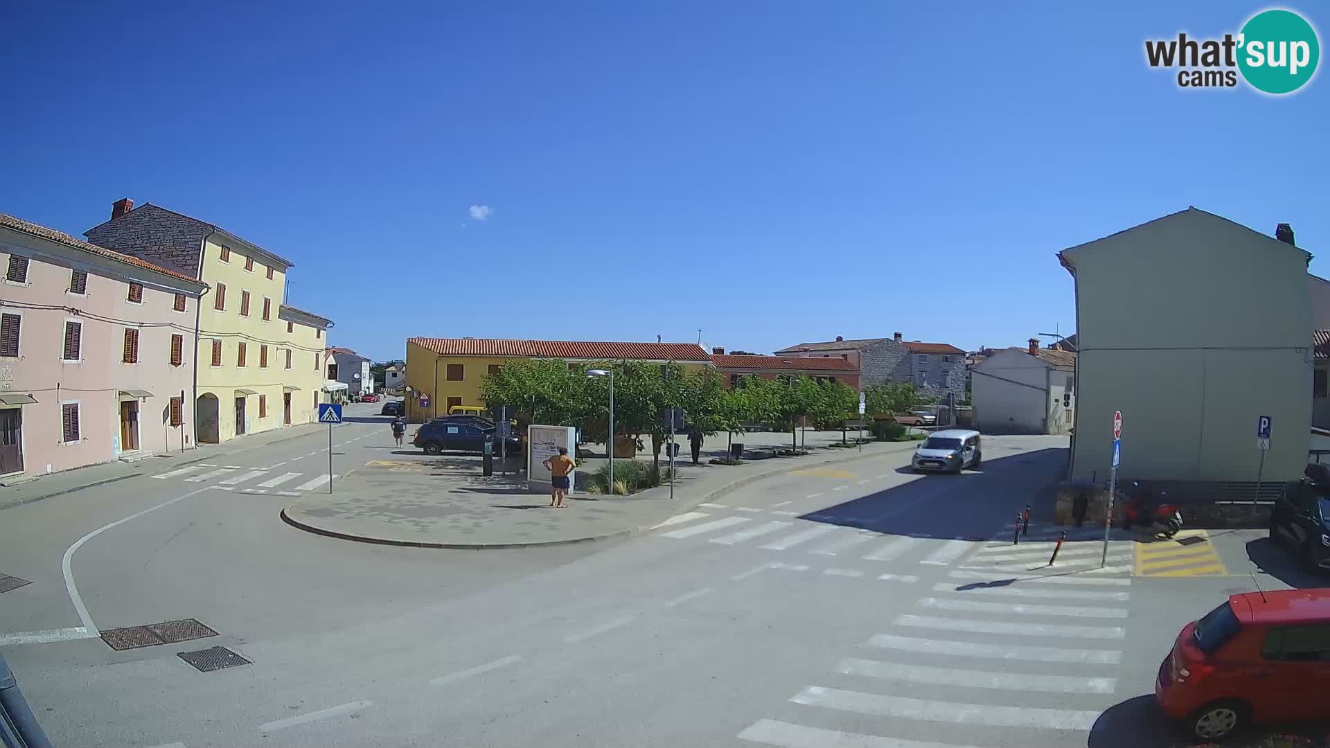 Bale Trg La Musa webcam – Istria – Croatia