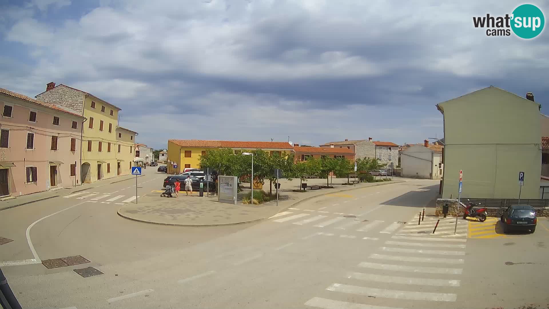 Bale, webcam de la plaza La Musa – Istria – Croacia