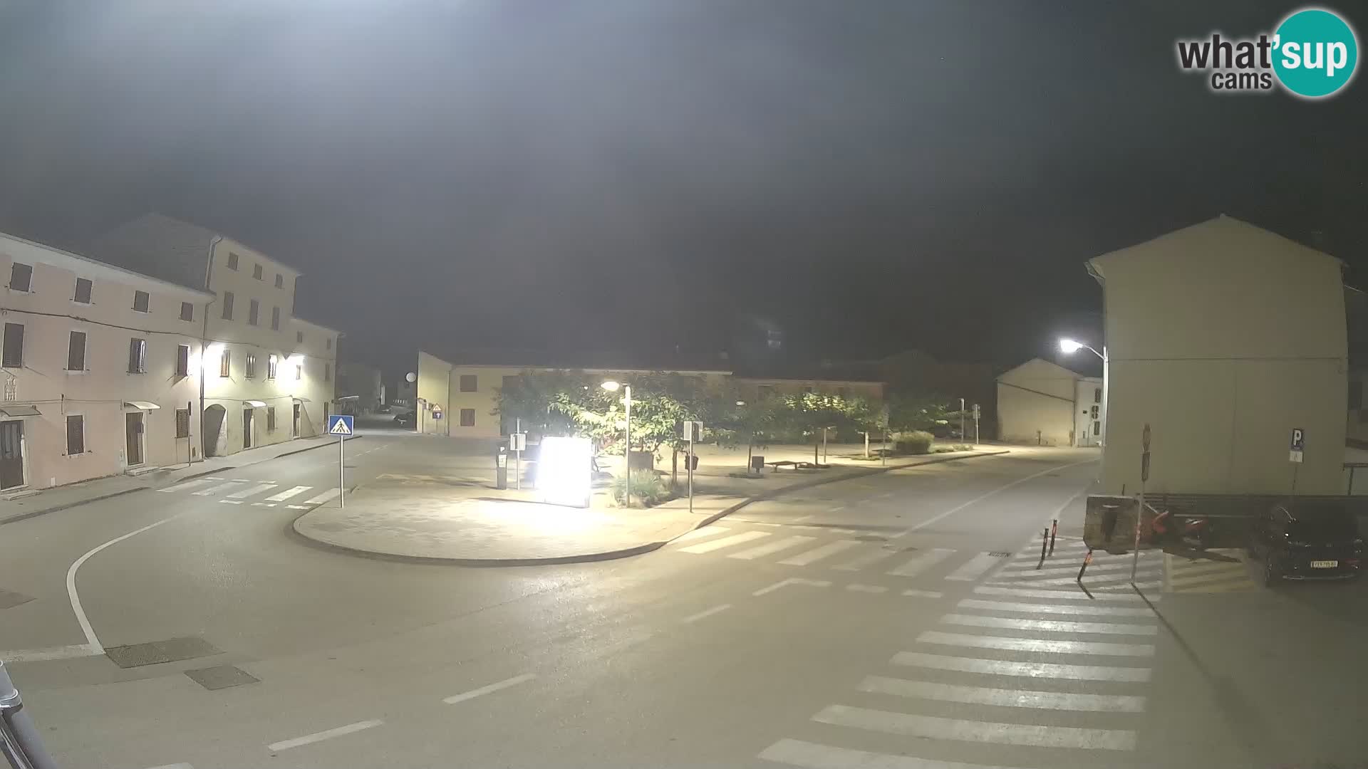 Bale, webcam de la place La Musa – Istrie – Croatie