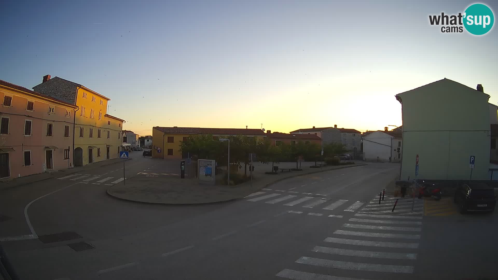 Bale, webcam de la plaza La Musa – Istria – Croacia