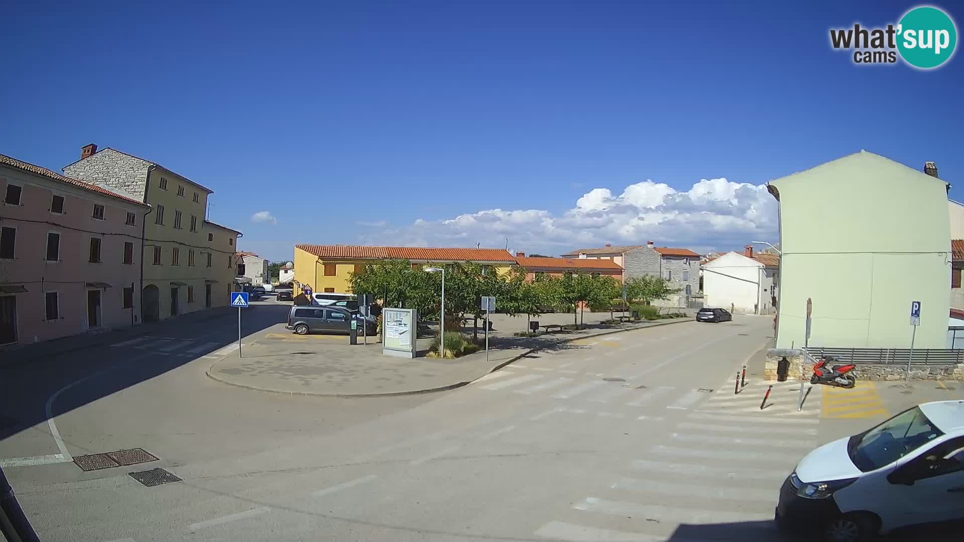 Bale, webcam de la plaza La Musa – Istria – Croacia