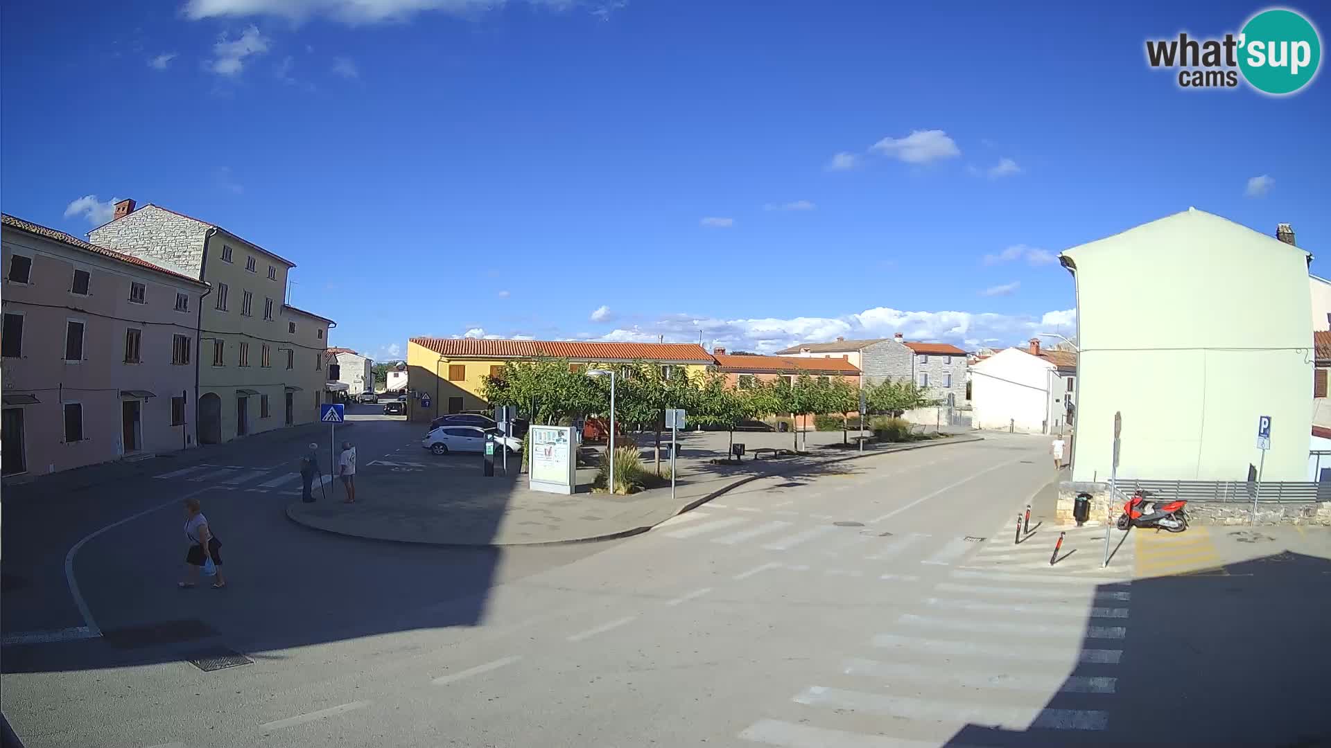 Bale, webcam de la place La Musa – Istrie – Croatie