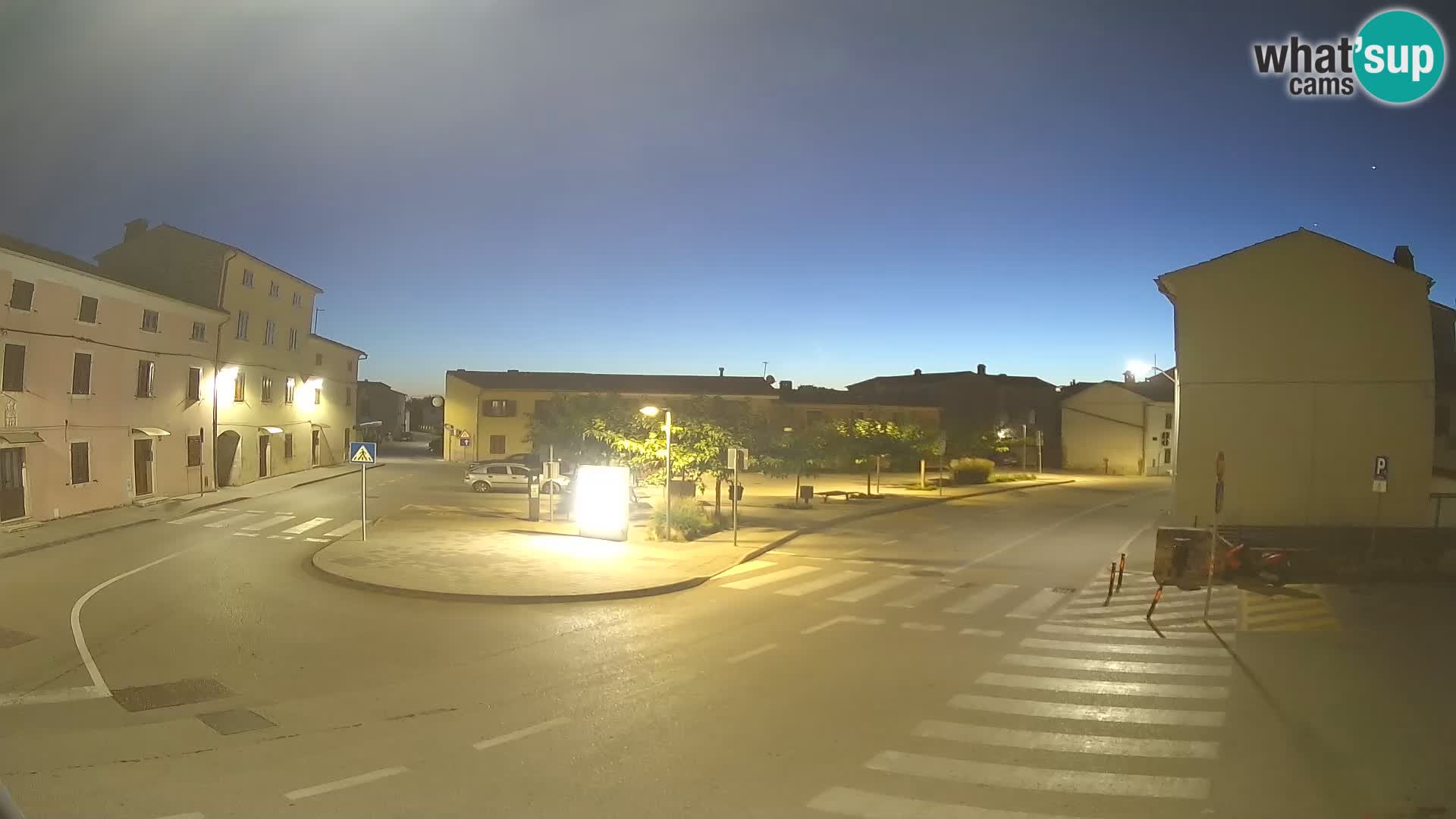 Bale, webcam de la place La Musa – Istrie – Croatie