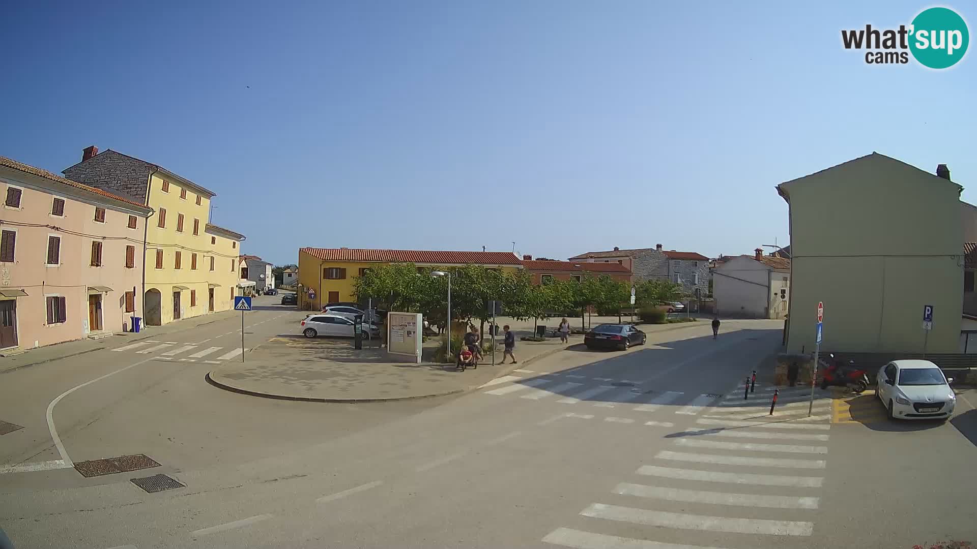 Bale, webcam de la place La Musa – Istrie – Croatie