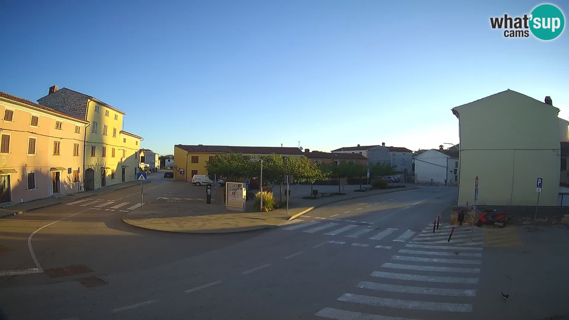 Bale, webcam de la place La Musa – Istrie – Croatie