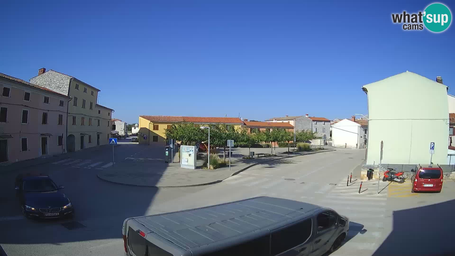 Bale, webcam de la plaza La Musa – Istria – Croacia
