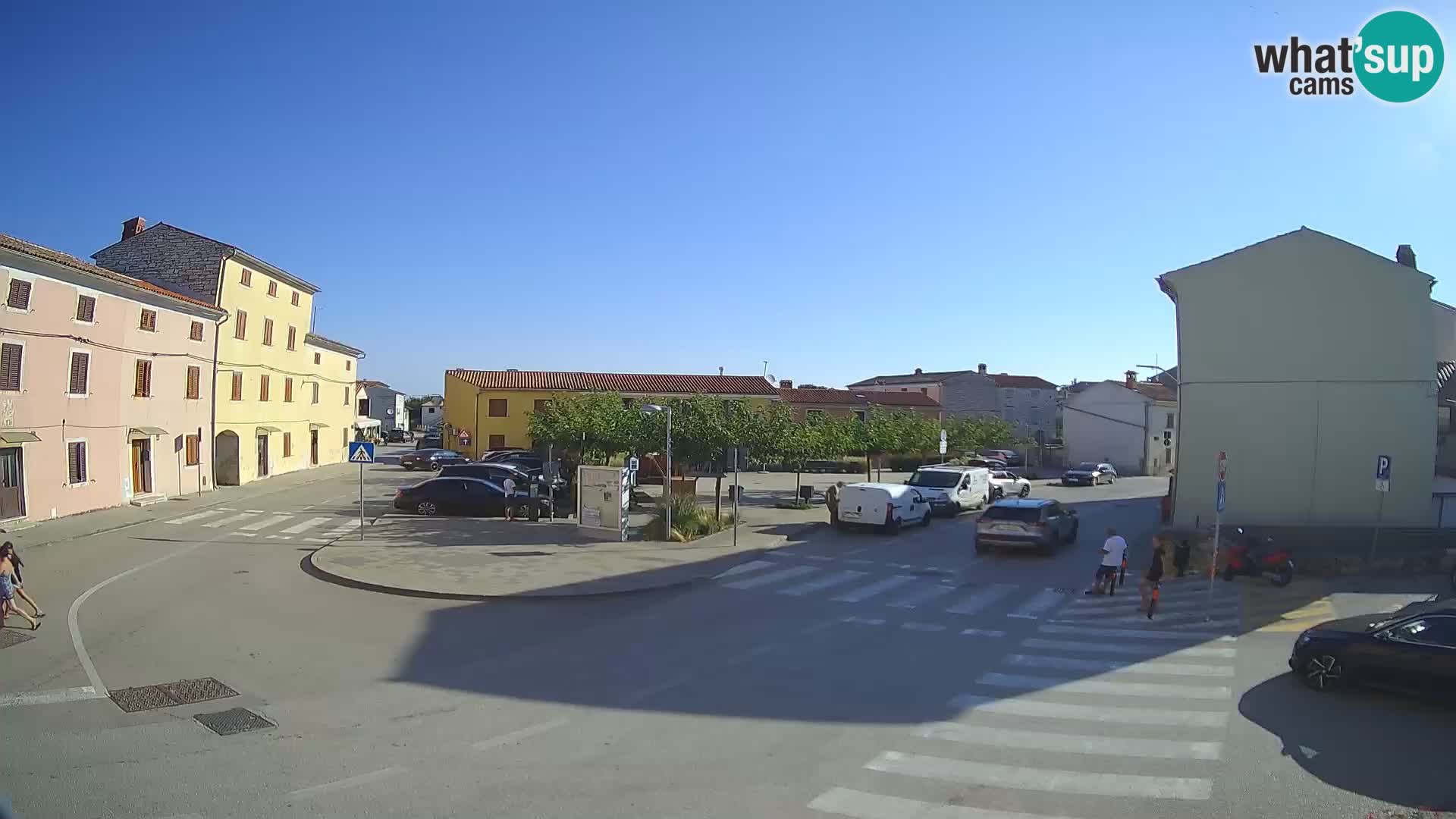 Bale, webcam de la place La Musa – Istrie – Croatie