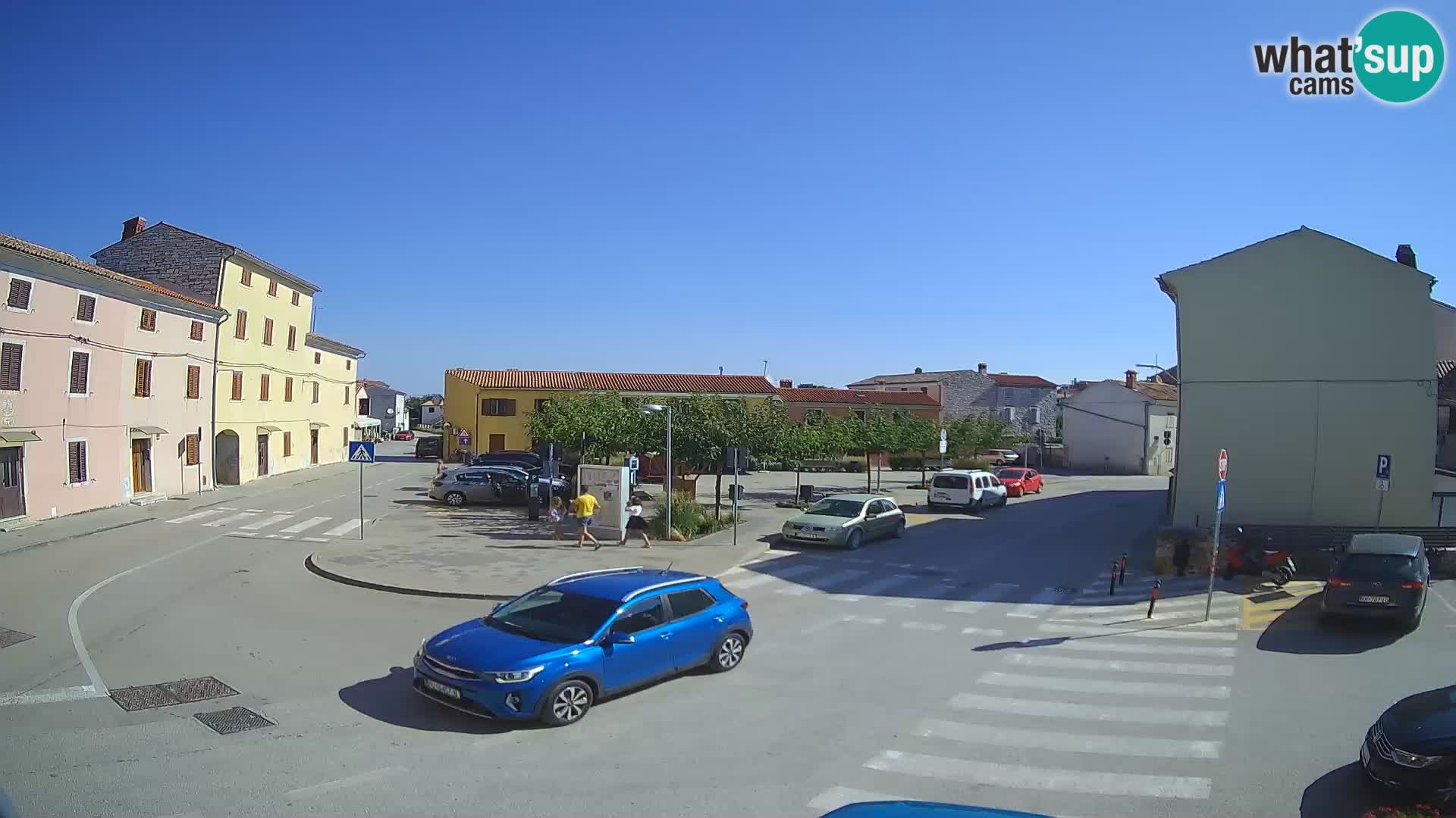 Bale, webcam de la place La Musa – Istrie – Croatie