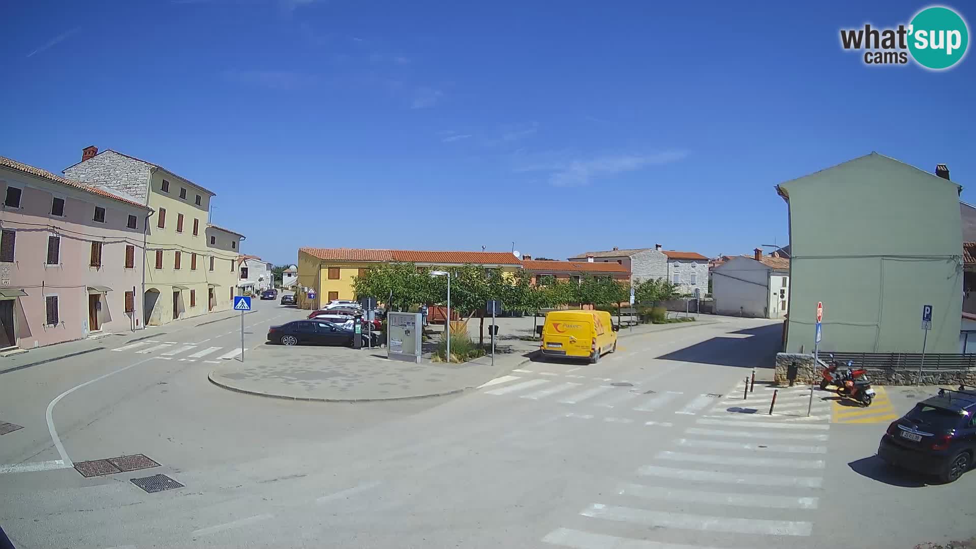 Bale, webcam de la place La Musa – Istrie – Croatie