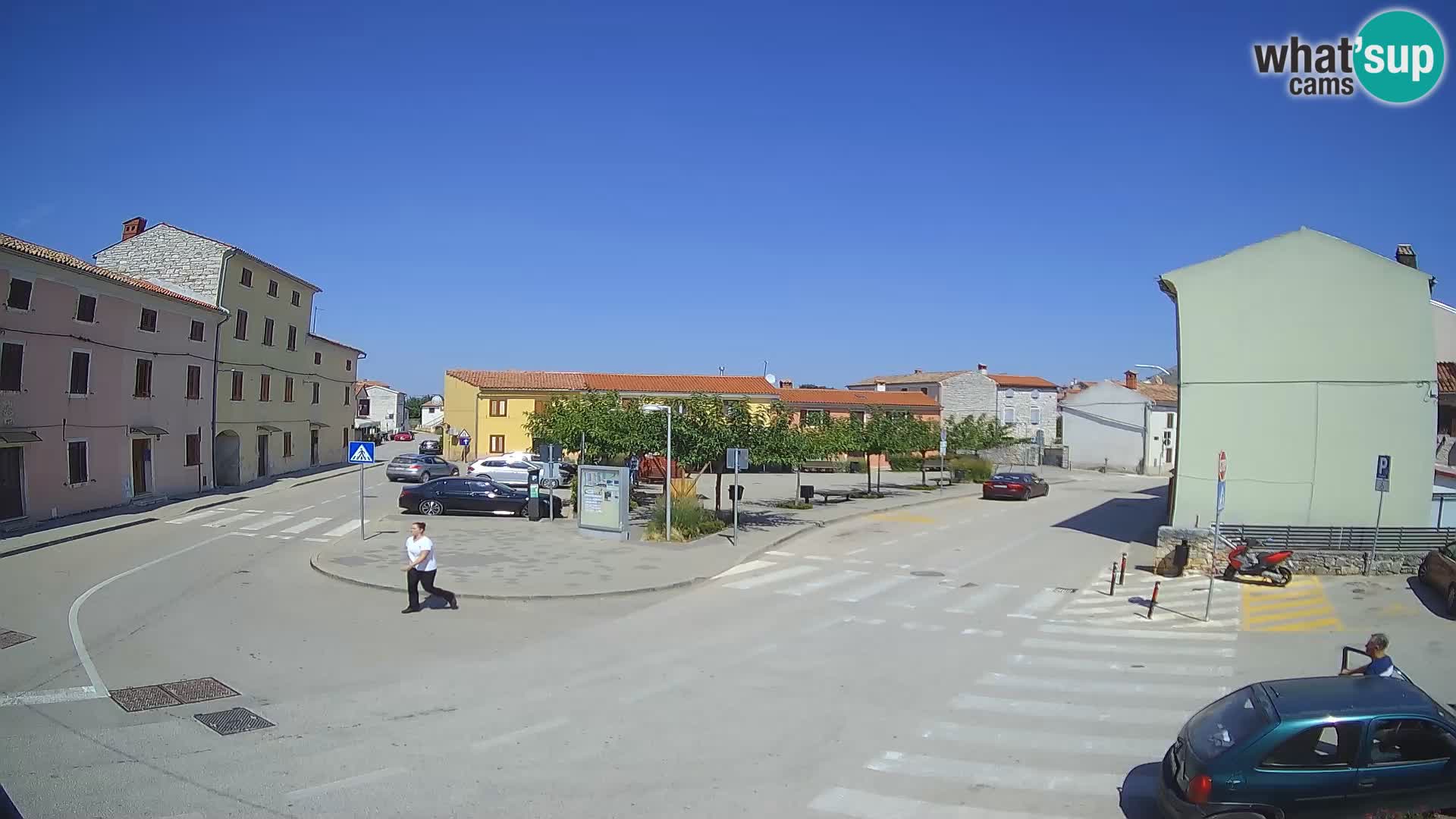 Bale, webcam de la plaza La Musa – Istria – Croacia