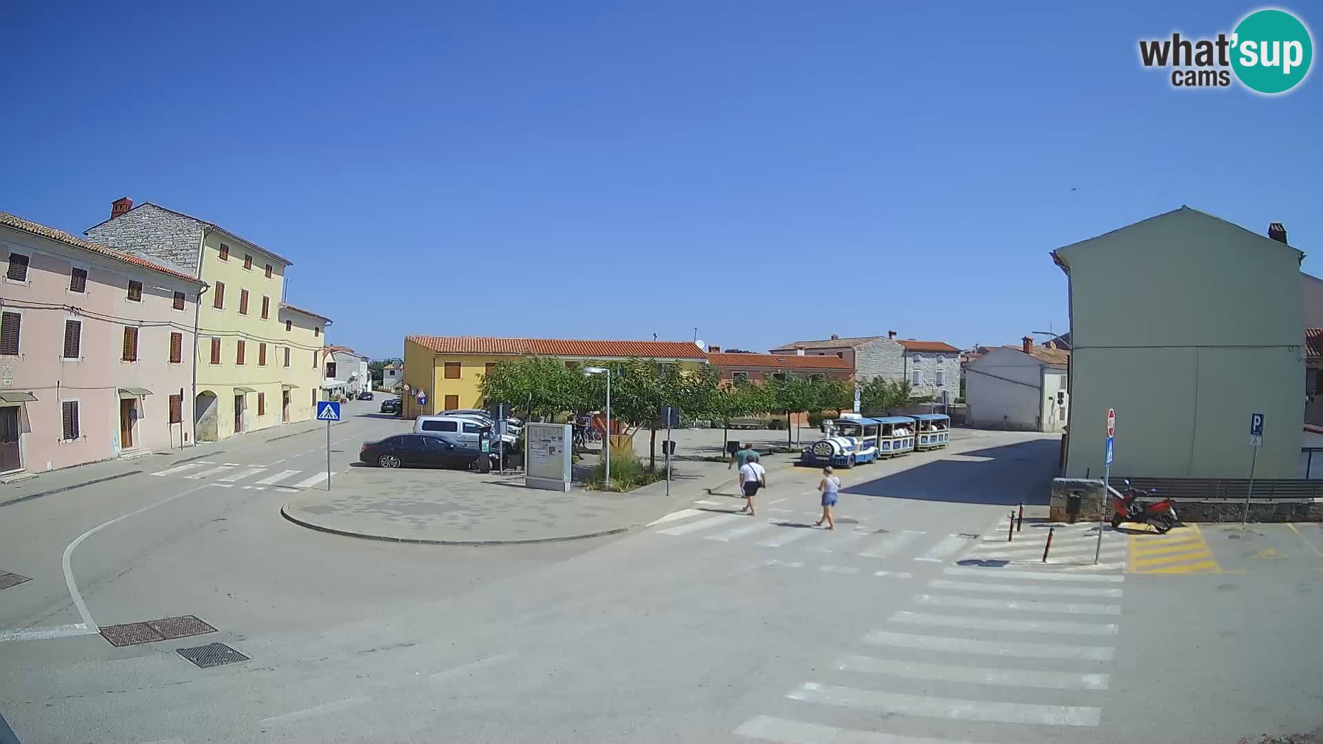 Bale, webcam de la place La Musa – Istrie – Croatie