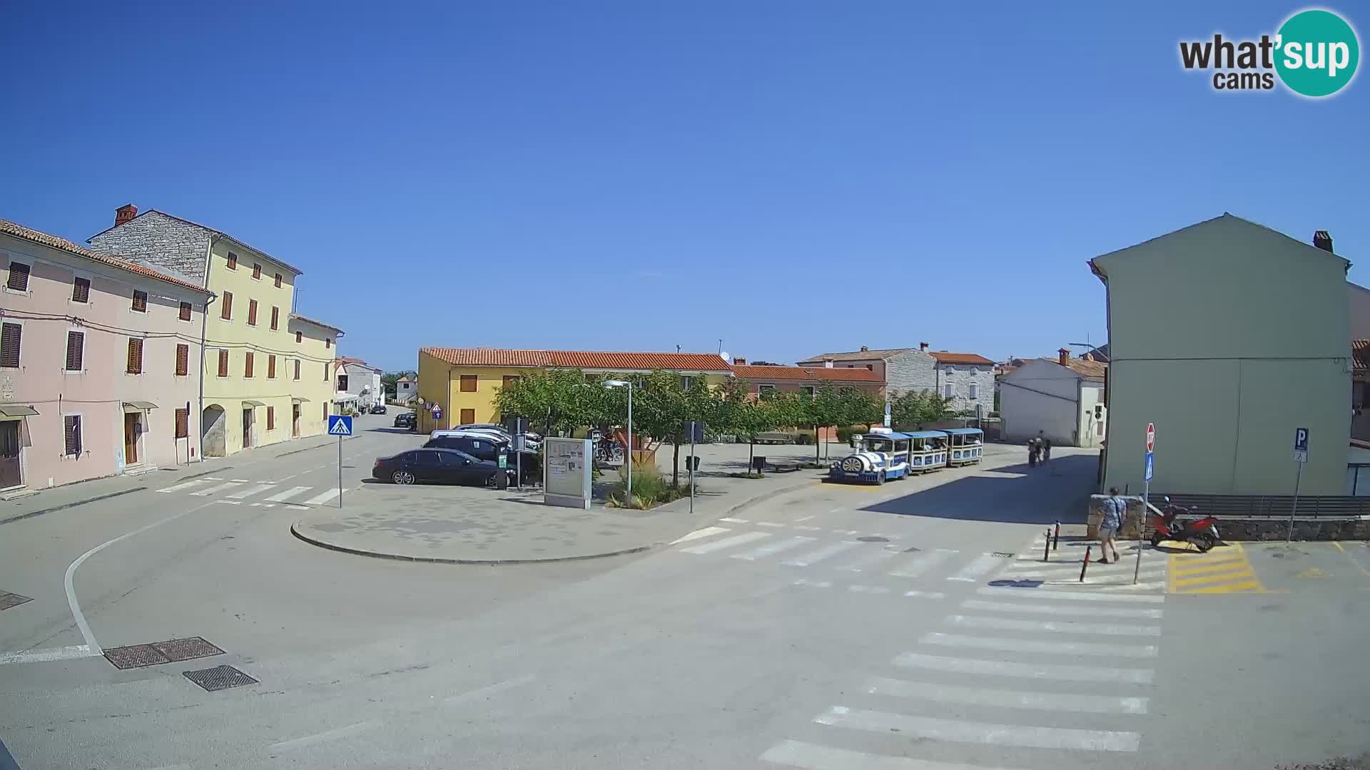 Bale, webcam de la place La Musa – Istrie – Croatie