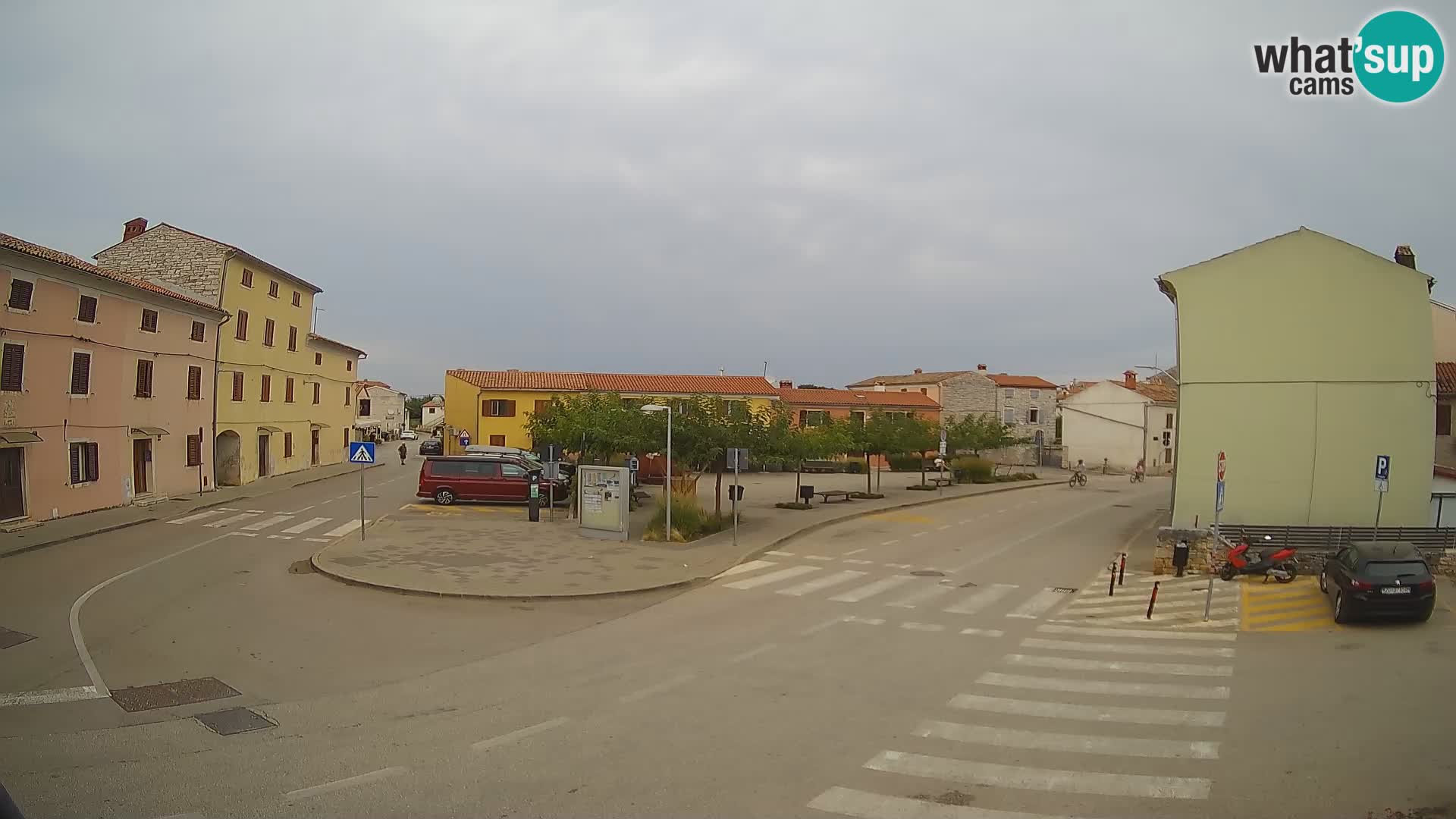 Bale, webcam de la plaza La Musa – Istria – Croacia