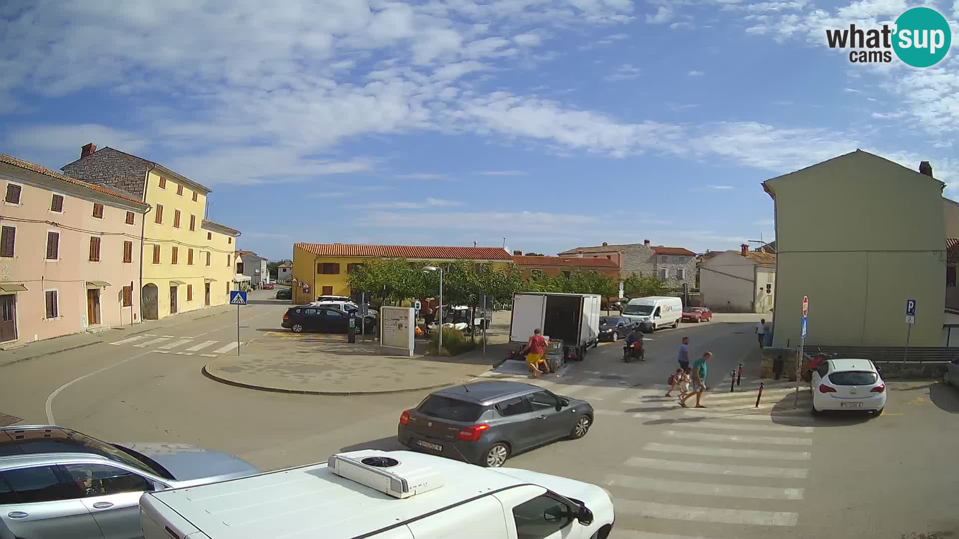 Bale, webcam de la plaza La Musa – Istria – Croacia