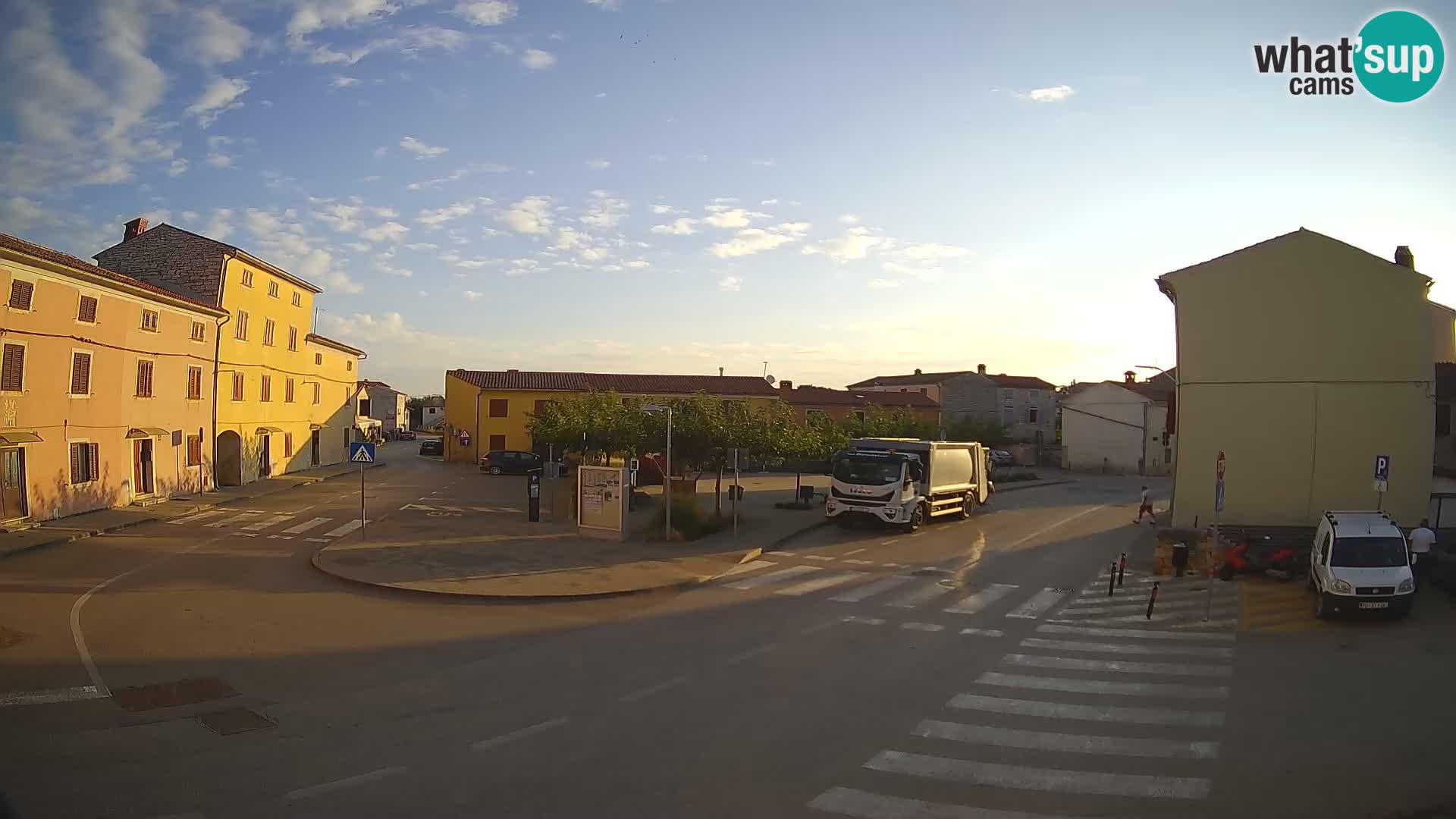 Bale, webcam de la place La Musa – Istrie – Croatie