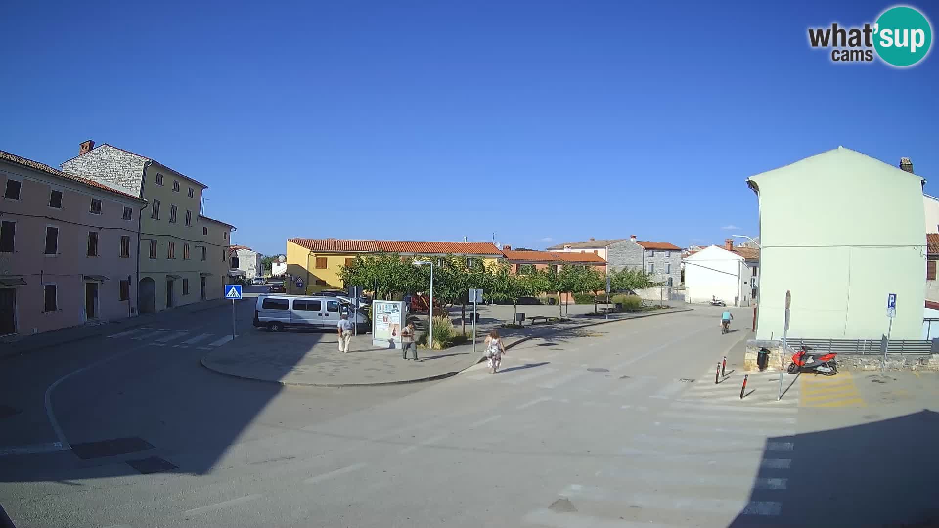 Bale, webcam de la plaza La Musa – Istria – Croacia