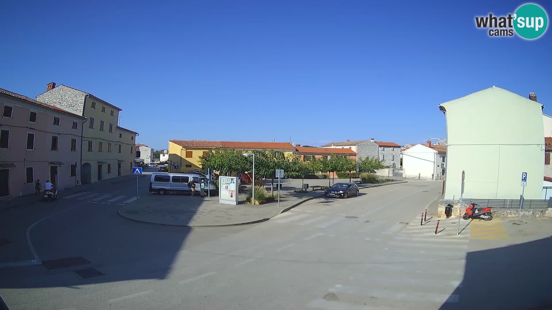 Bale, webcam de la plaza La Musa – Istria – Croacia