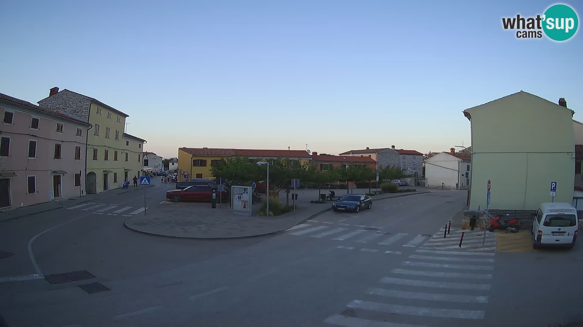 Bale, webcam de la plaza La Musa – Istria – Croacia