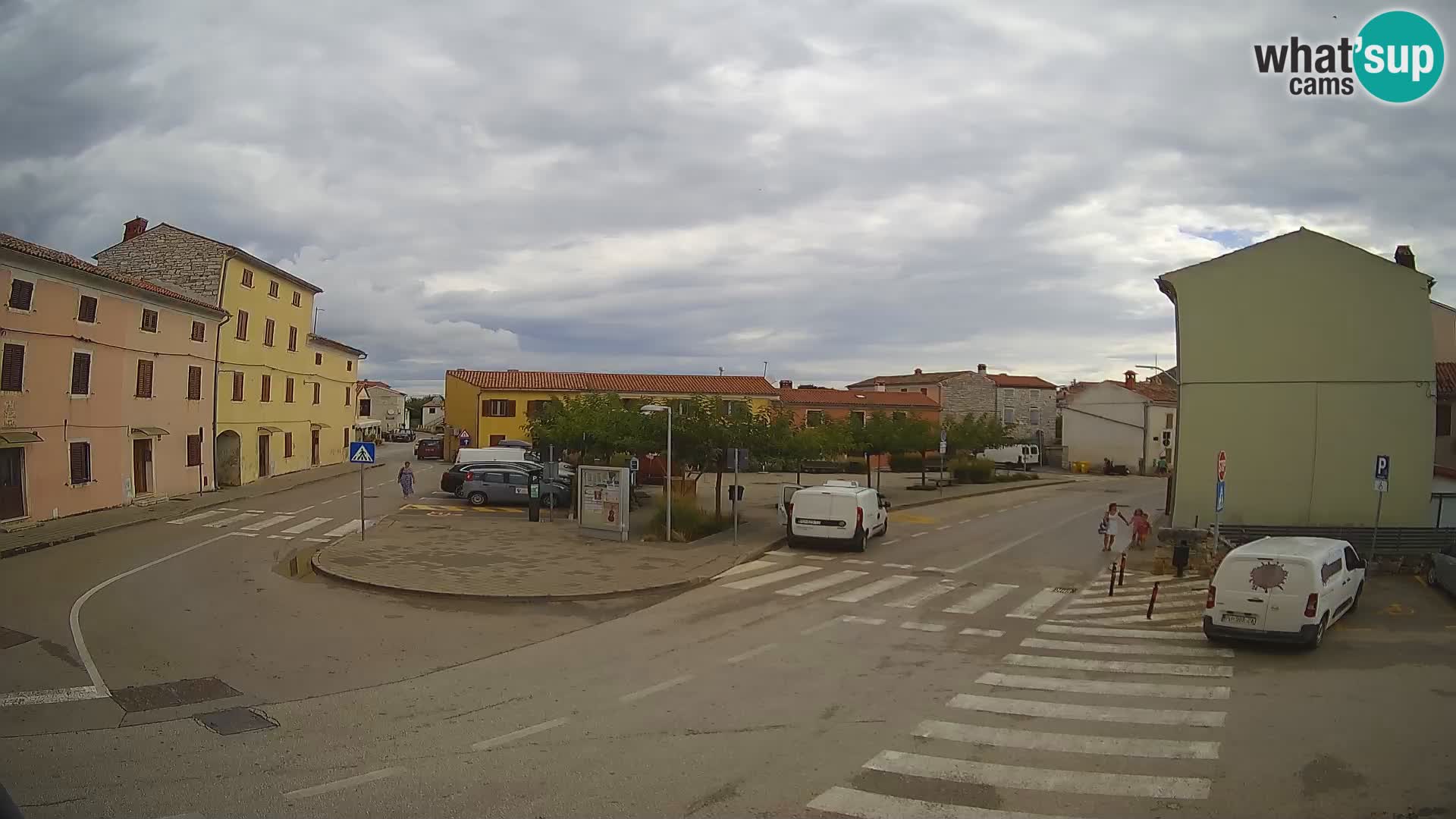 Bale, webcam de la plaza La Musa – Istria – Croacia