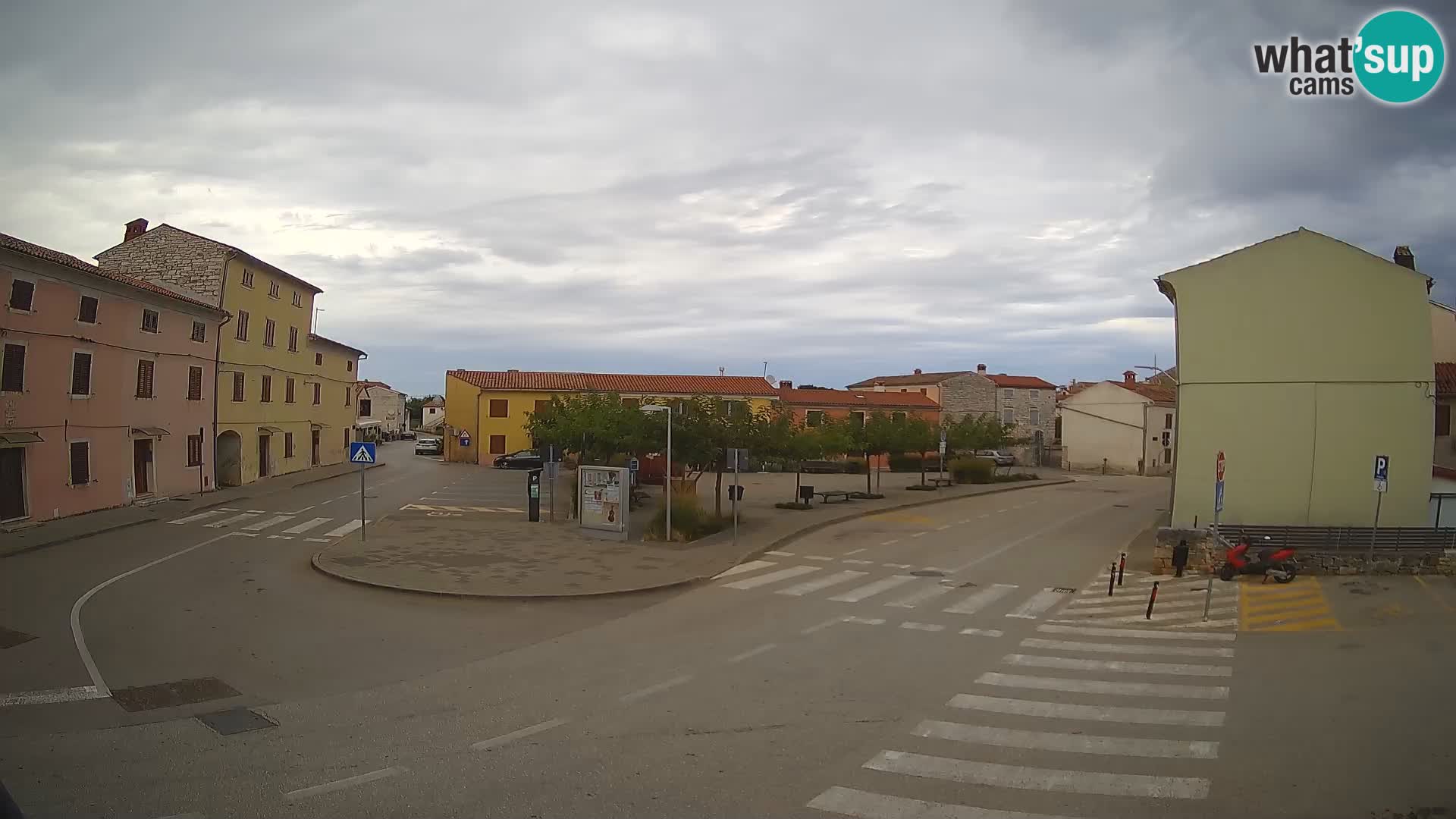 Bale, webcam de la place La Musa – Istrie – Croatie